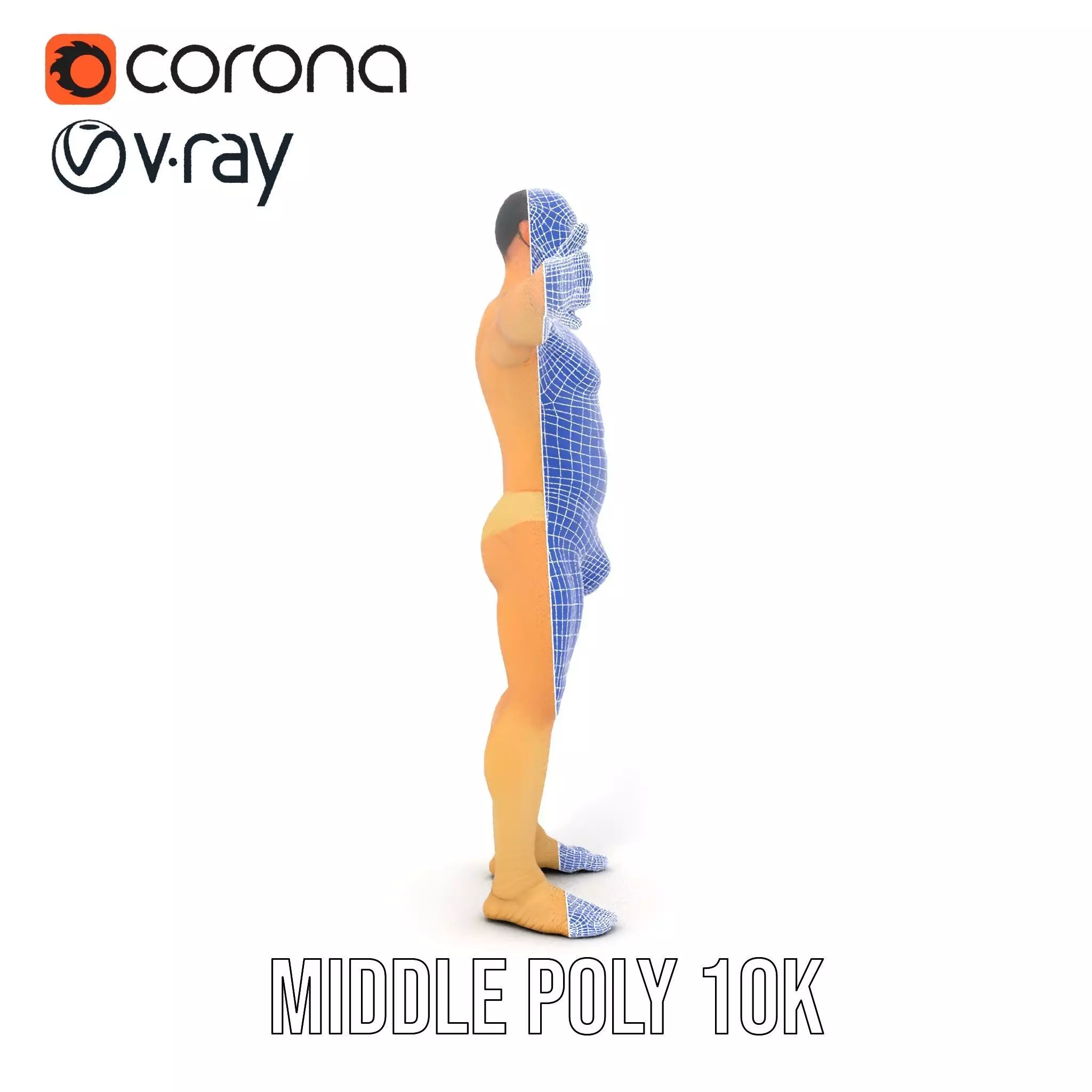 Textured Humanoid Creature model pack Low-poly 3D model_29