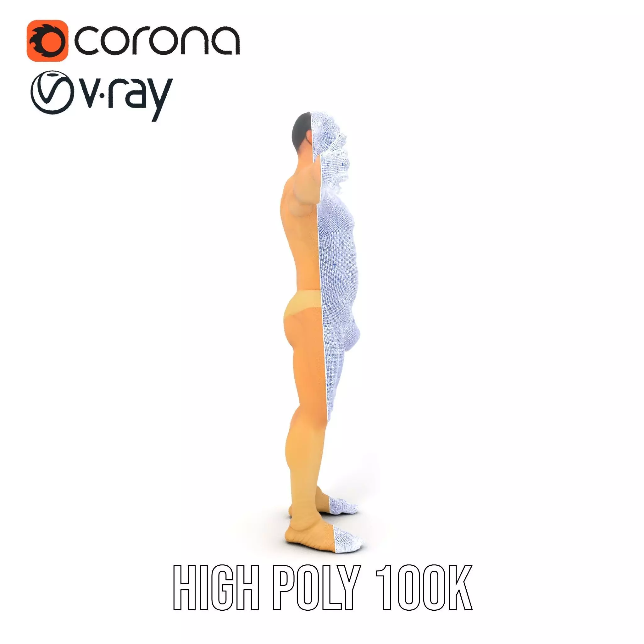 Textured Humanoid Creature model pack Low-poly 3D model_32