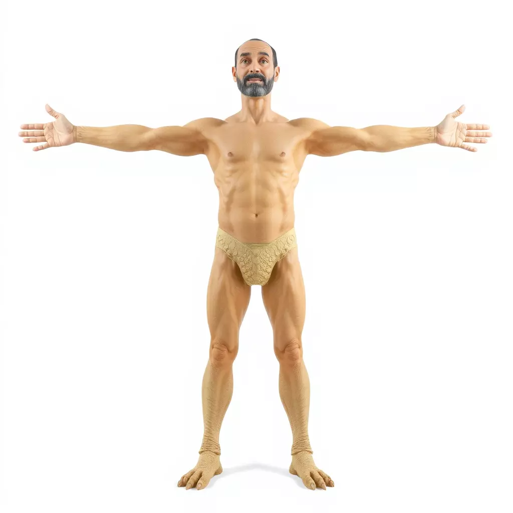 Textured Humanoid Creature model pack Low-poly 3D model_2