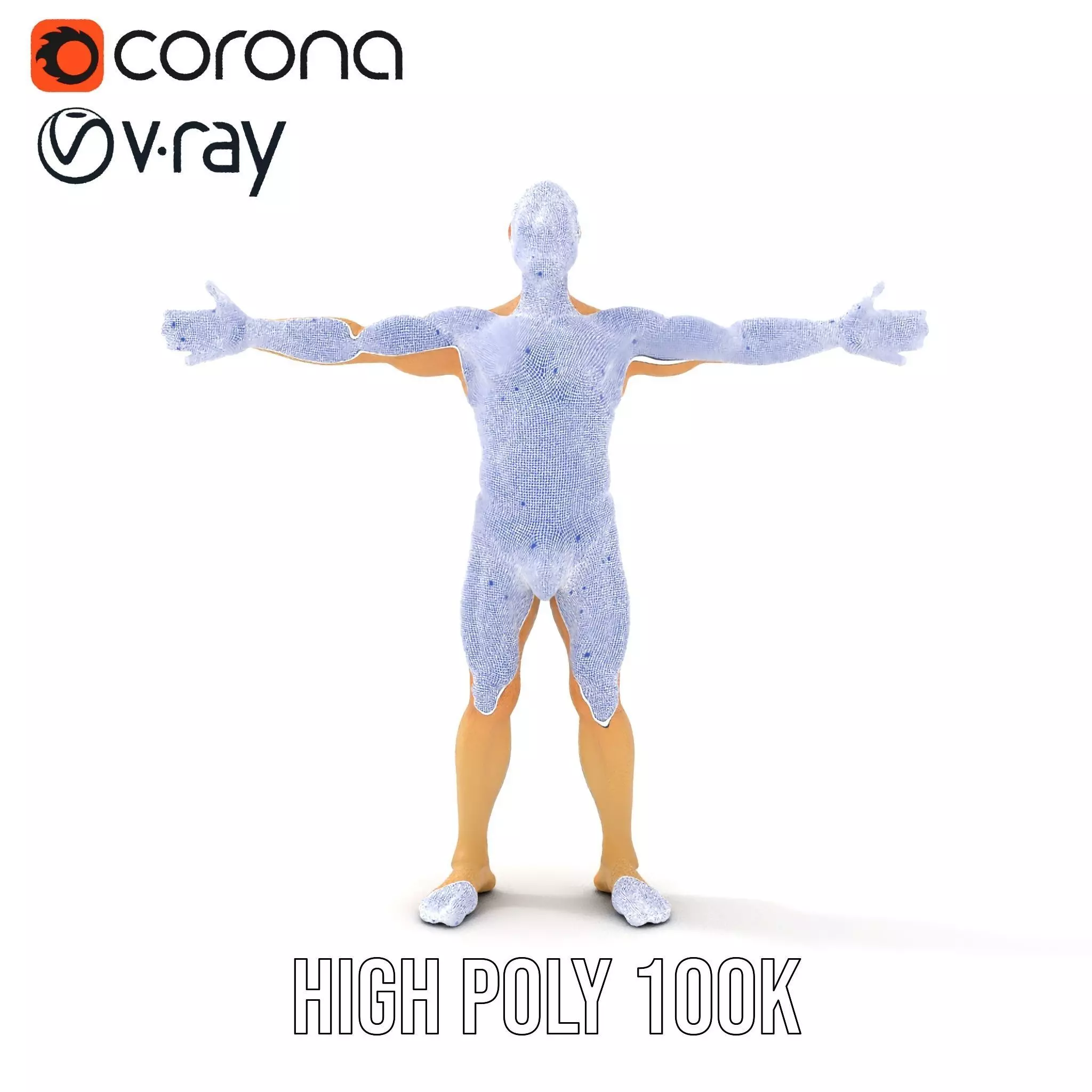 Textured Humanoid Creature model pack Low-poly 3D model_28