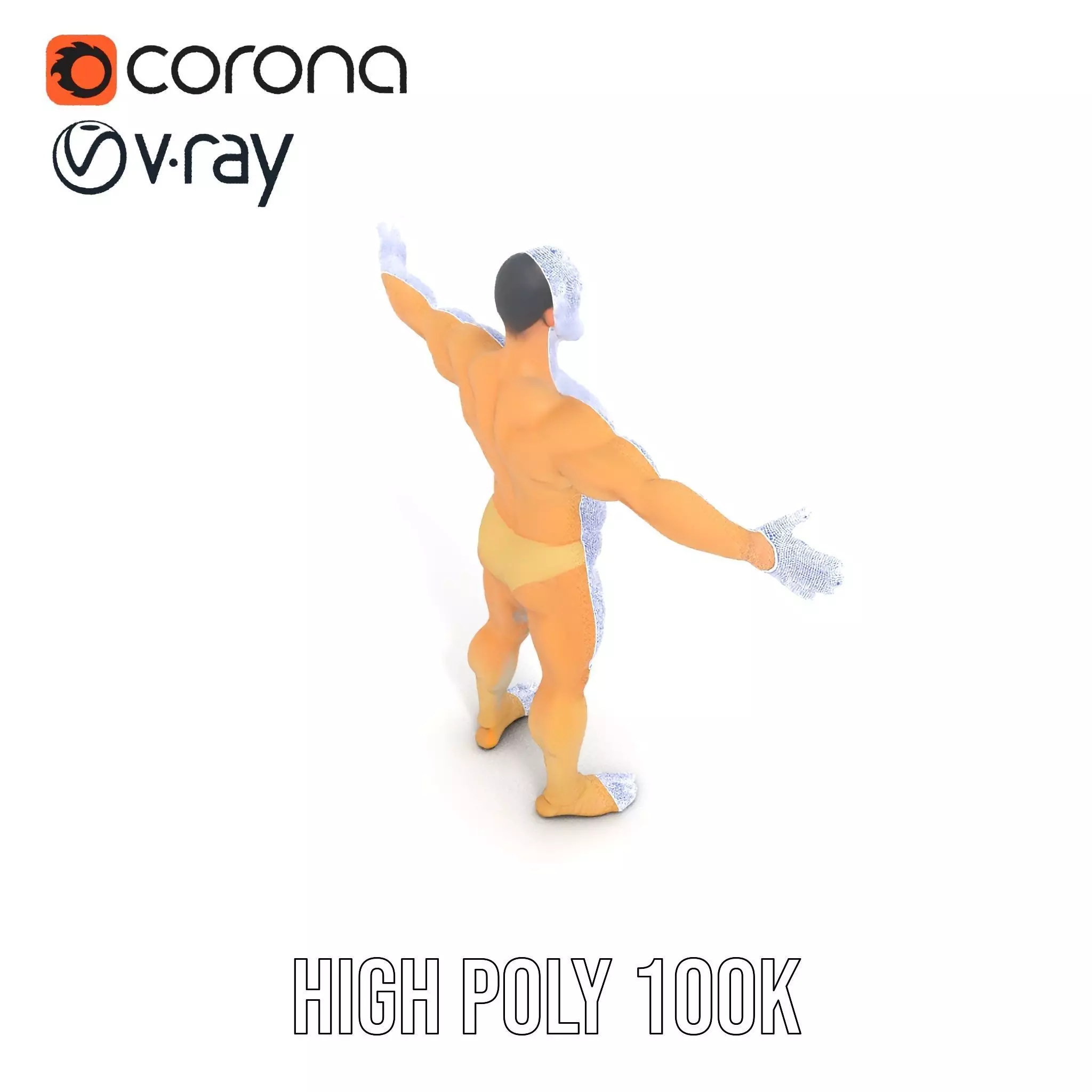 Textured Humanoid Creature model pack Low-poly 3D model_20