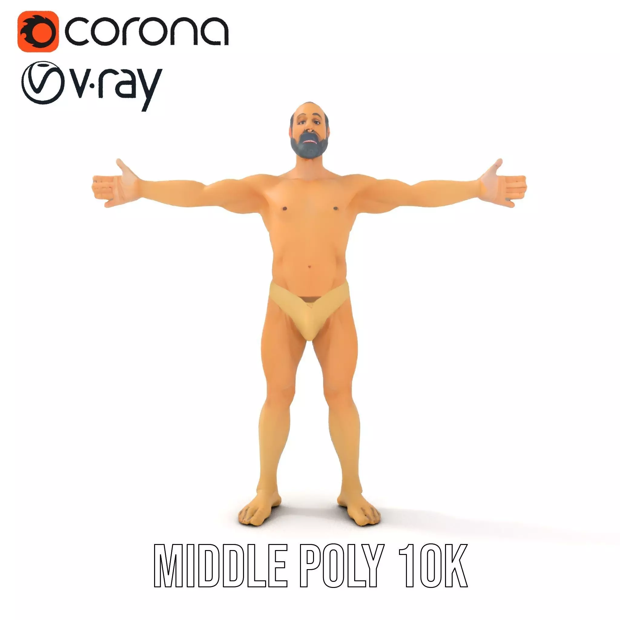 Textured Humanoid Creature model pack Low-poly 3D model_26