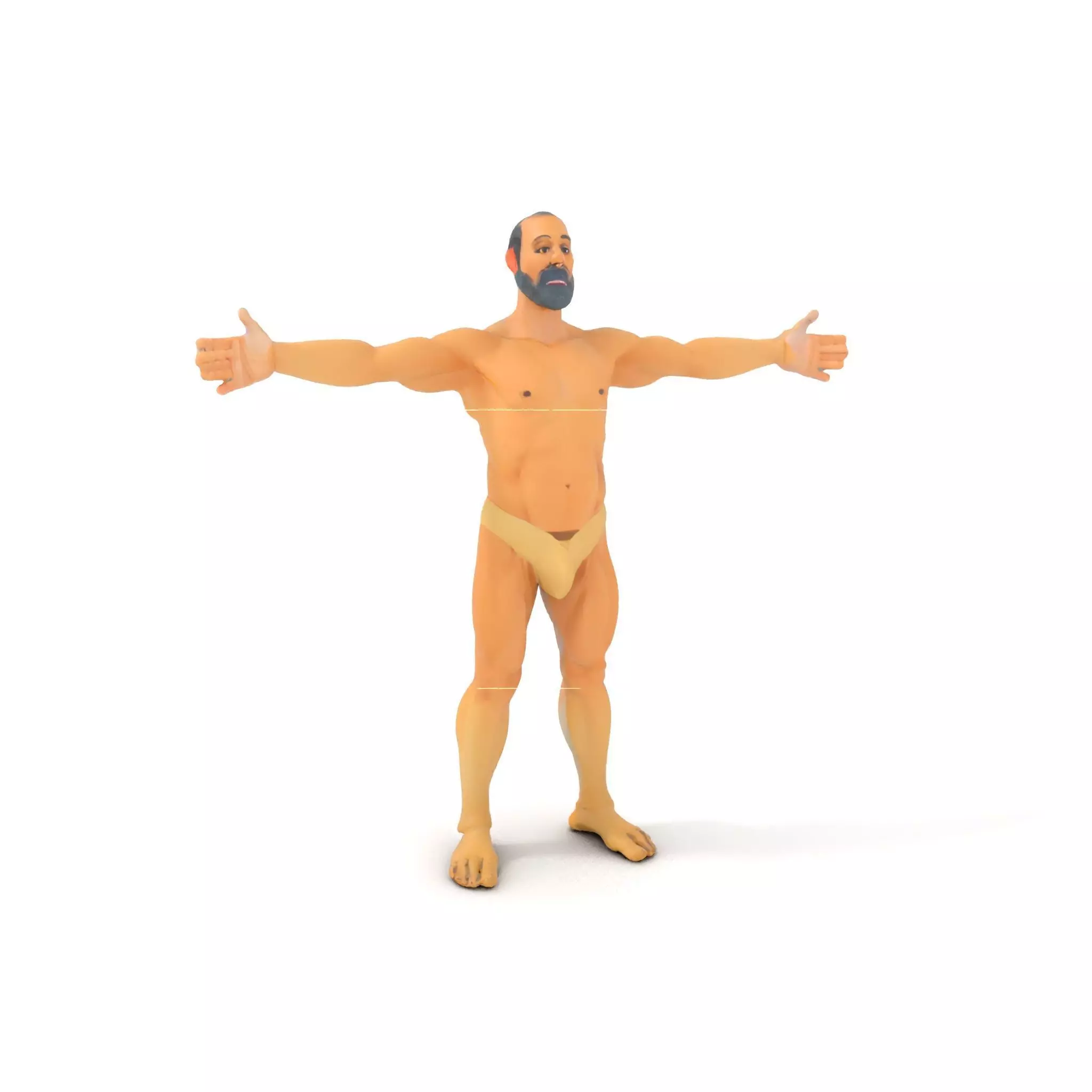 Textured Humanoid Creature model pack Low-poly 3D model_0