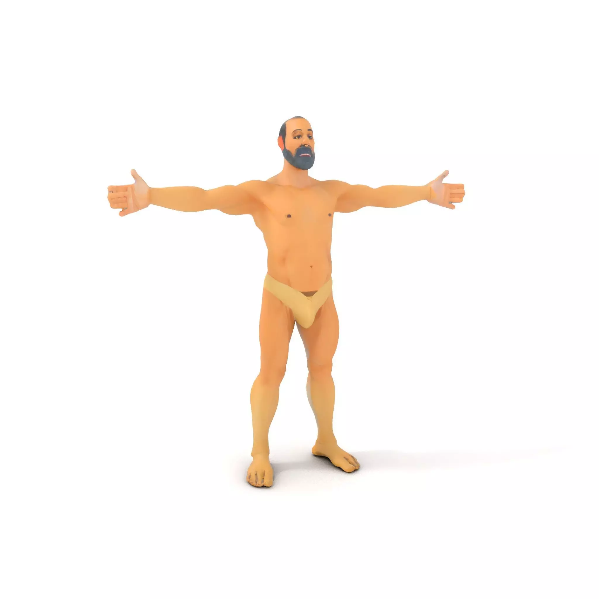 Textured Humanoid Creature model pack Low-poly 3D model_6