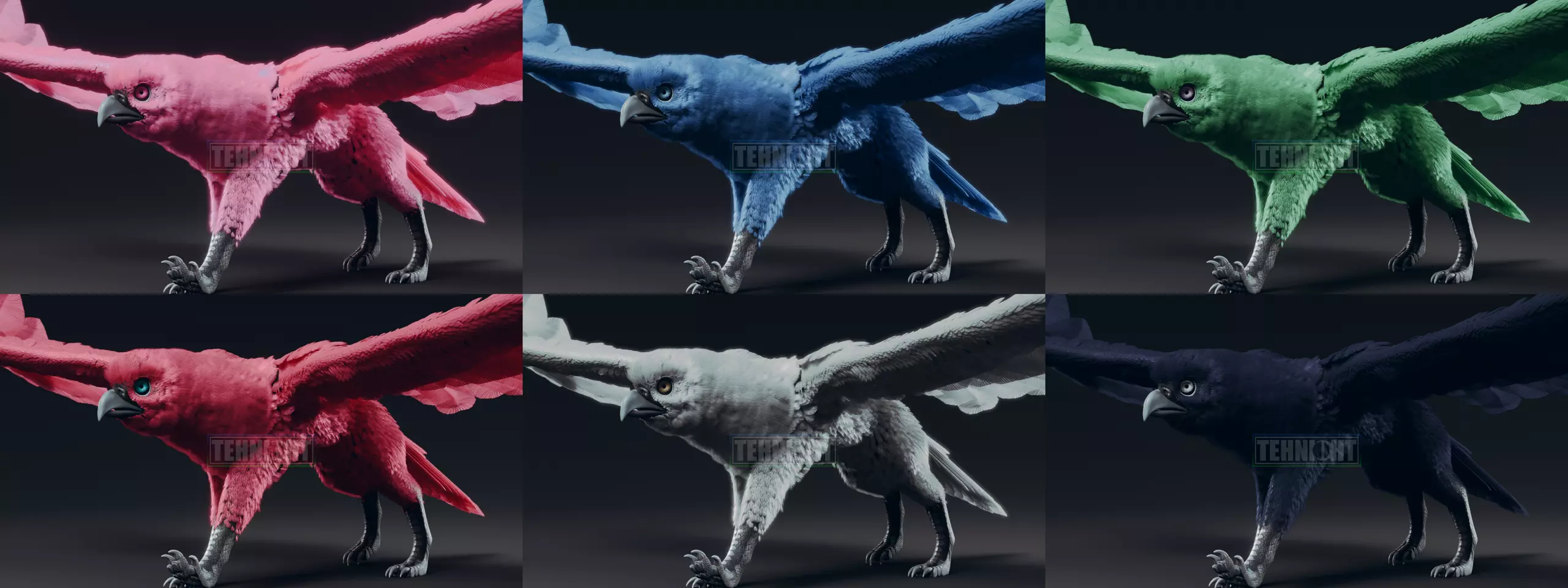 Griffin 3D model_5