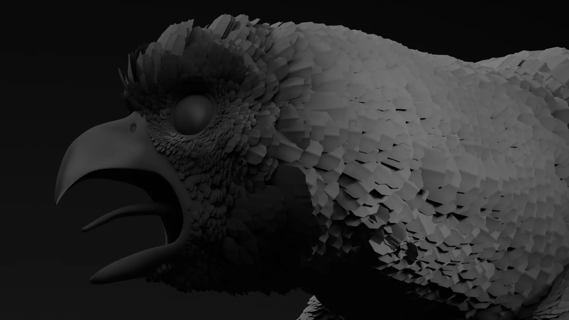 Griffin 3D model_7