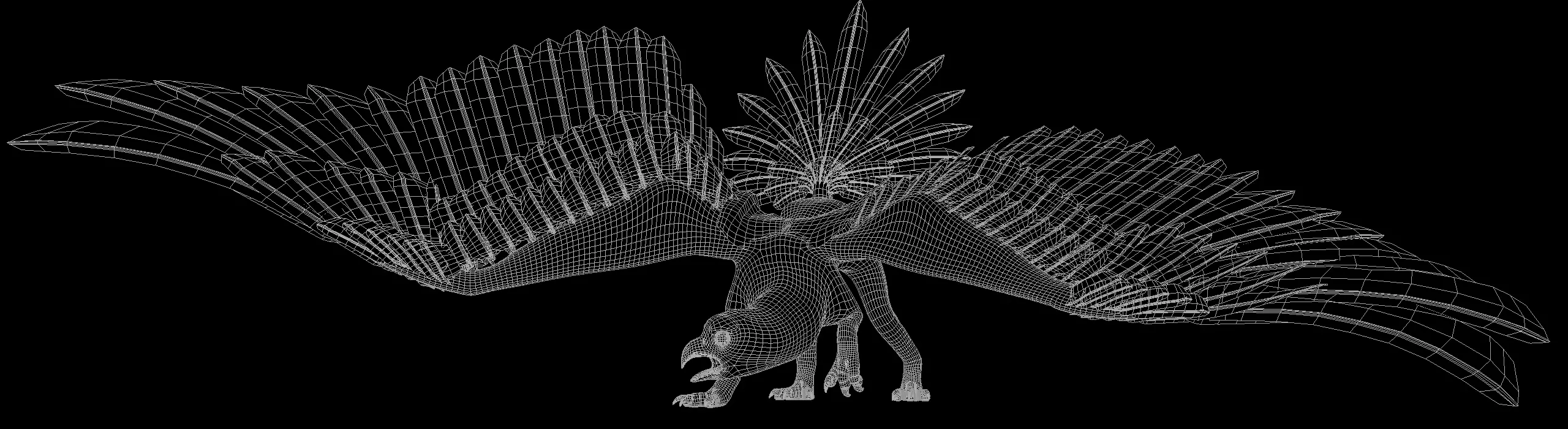 Griffin 3D model_12