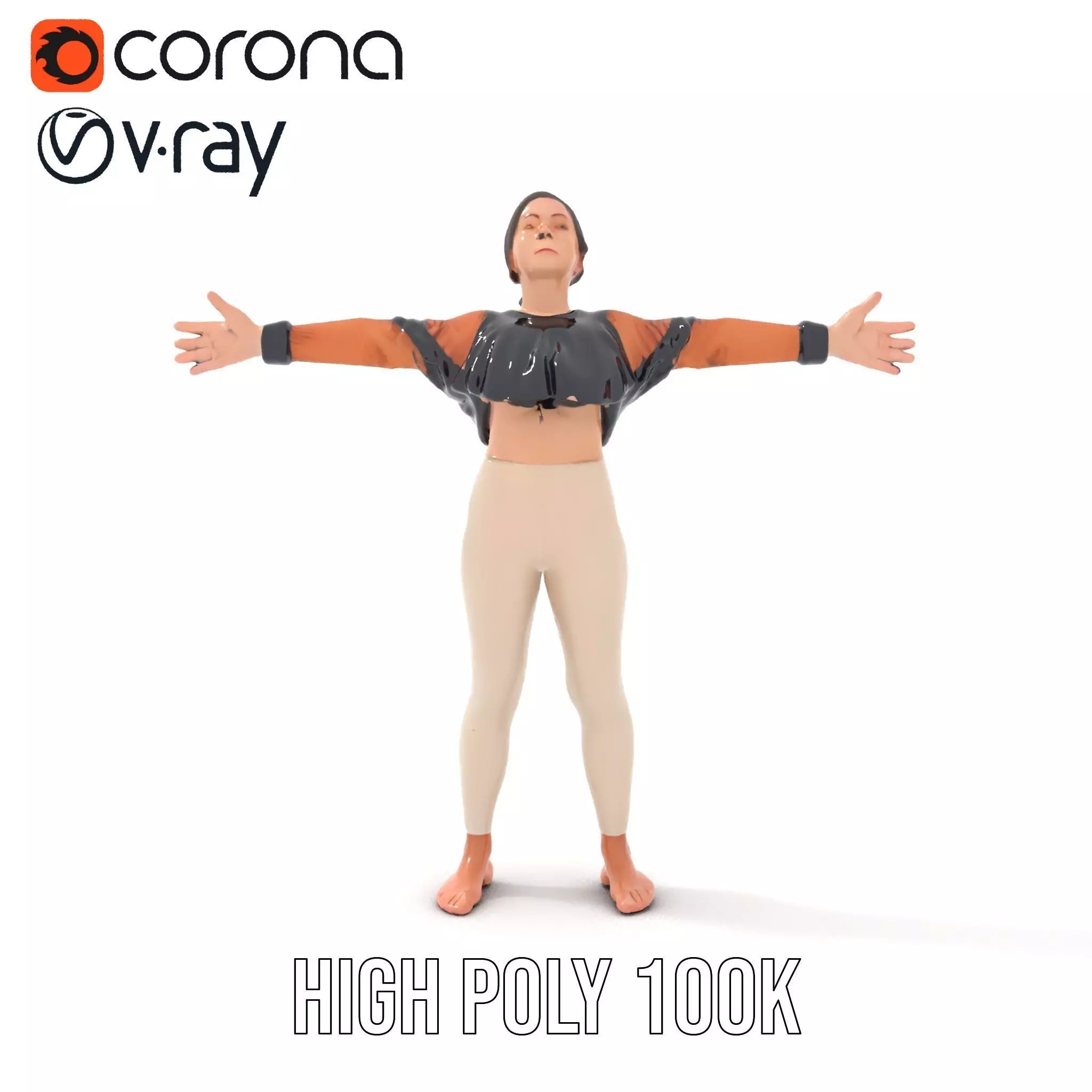 Stylish Autumn Apparel model pack Low-poly 3D model_20