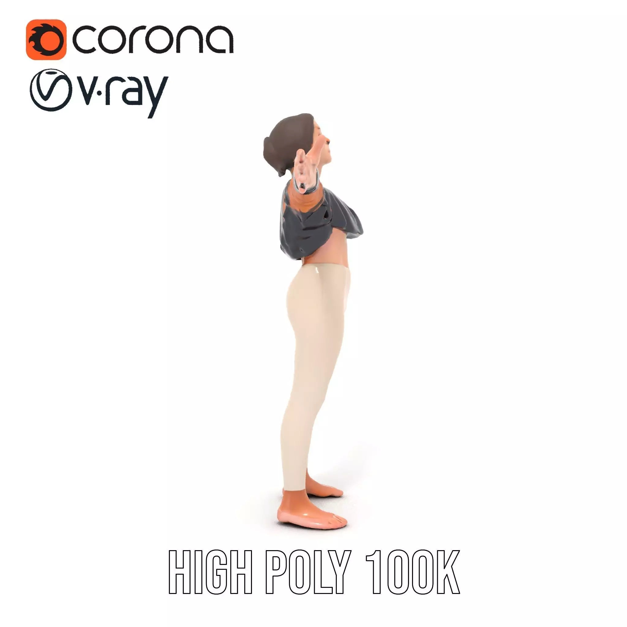 Stylish Autumn Apparel model pack Low-poly 3D model_17