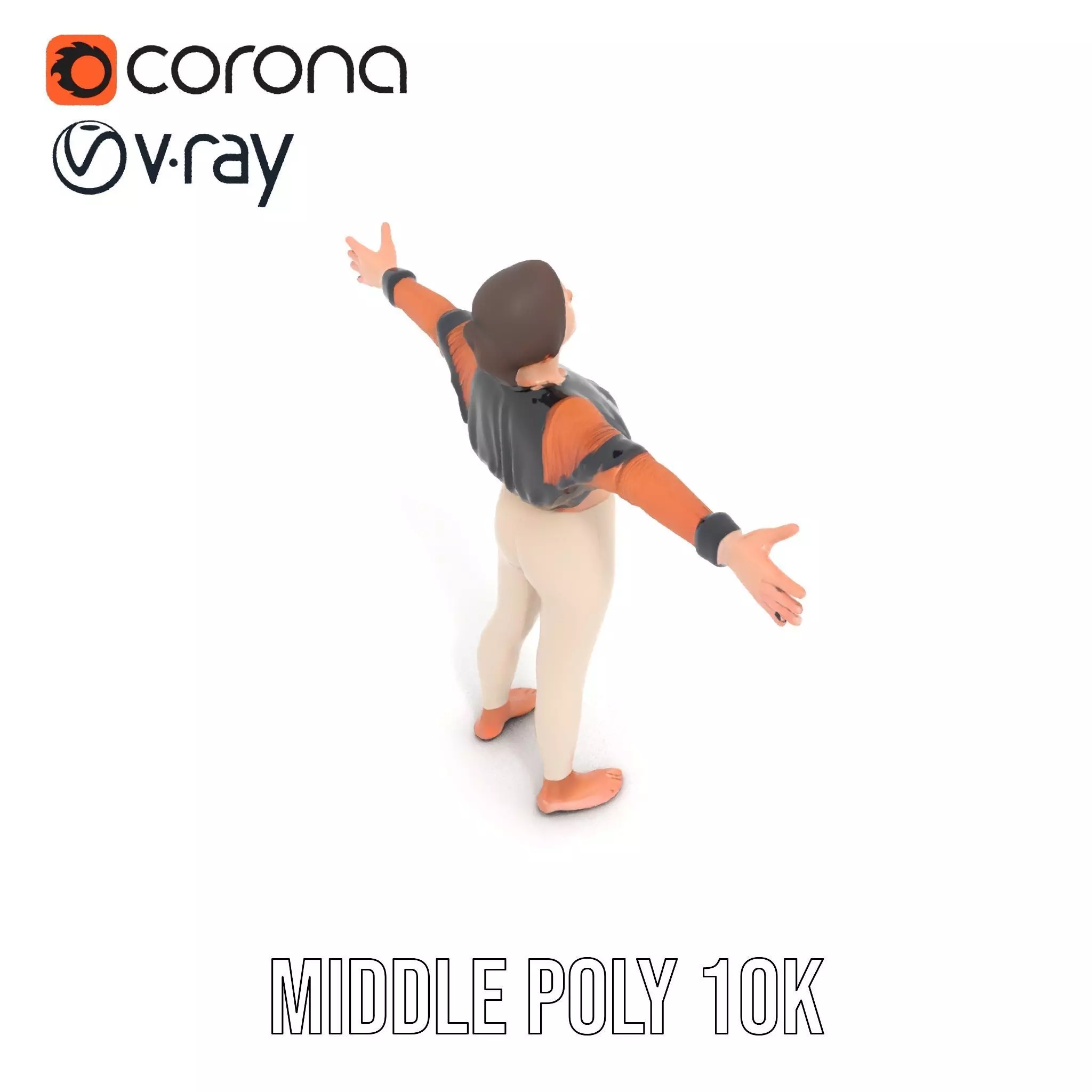 Stylish Autumn Apparel model pack Low-poly 3D model_13