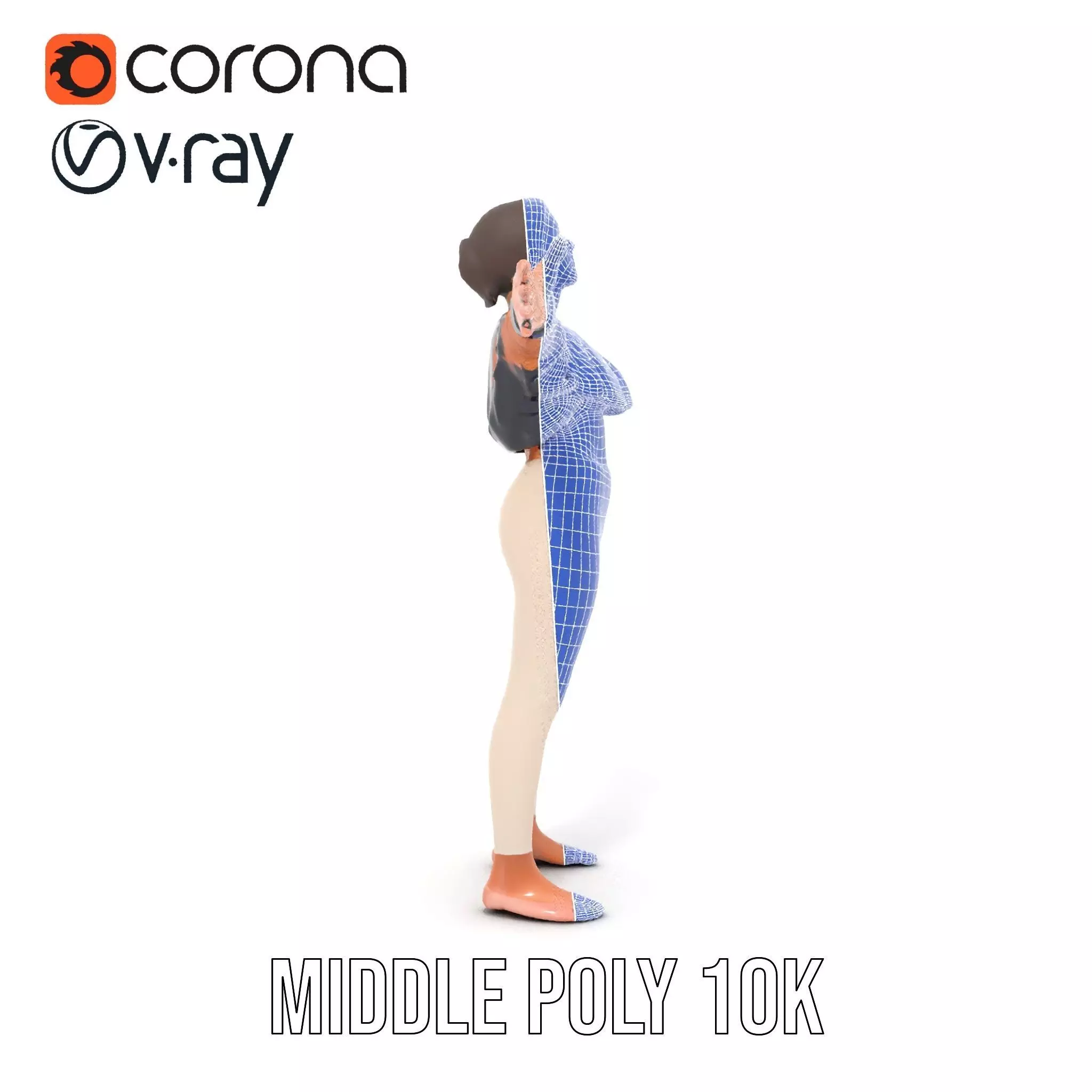 Stylish Autumn Apparel model pack Low-poly 3D model_21