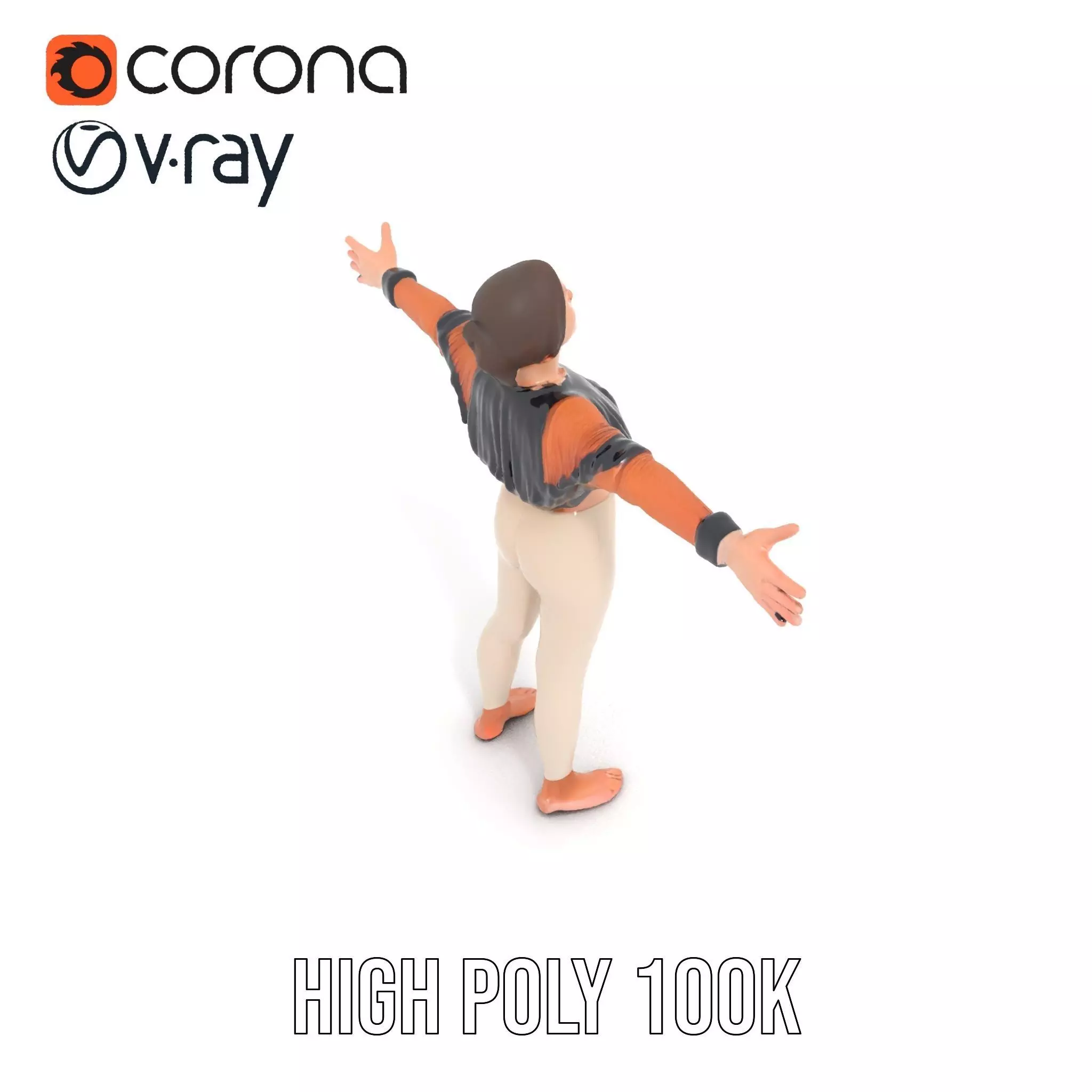 Stylish Autumn Apparel model pack Low-poly 3D model_32