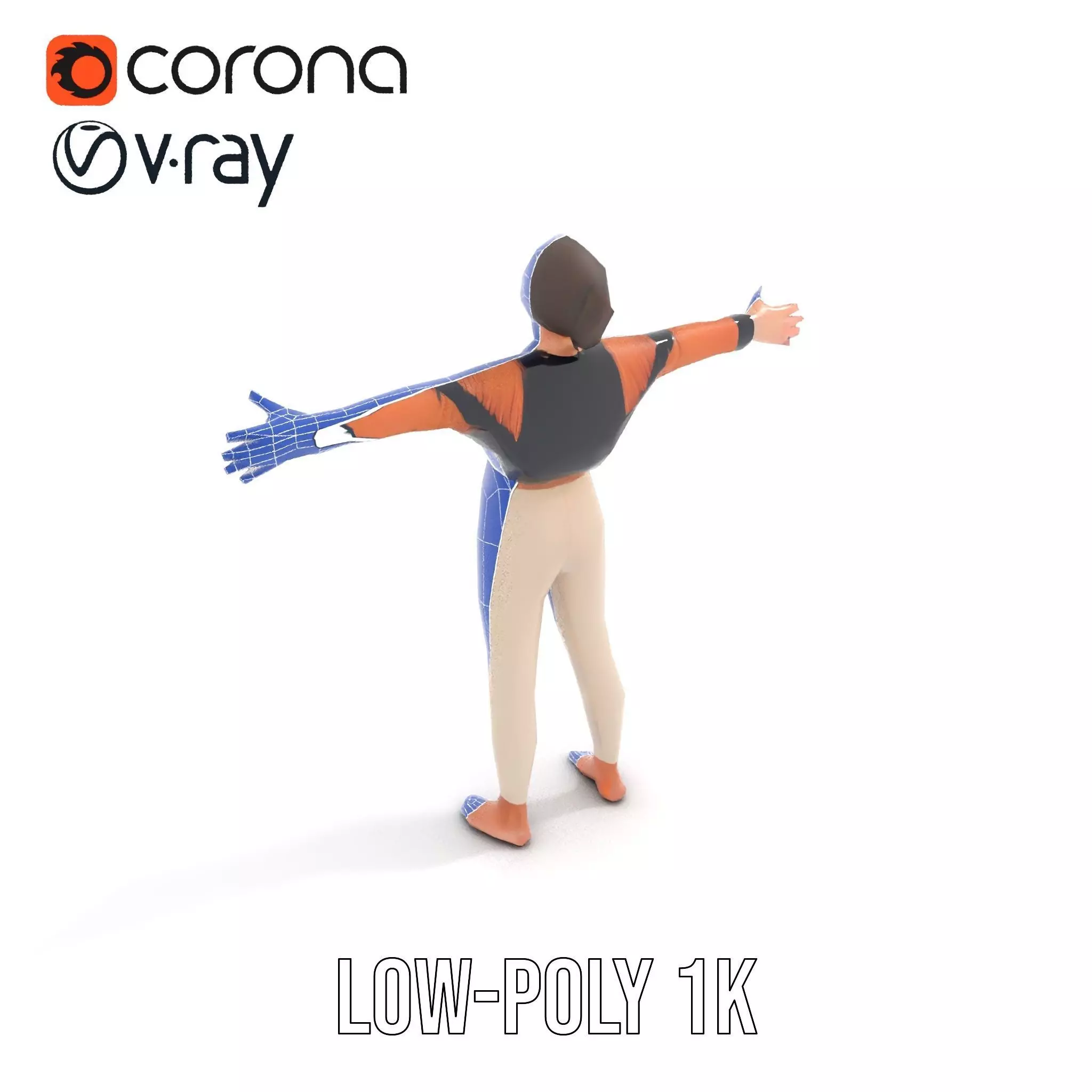 Stylish Autumn Apparel model pack Low-poly 3D model_22