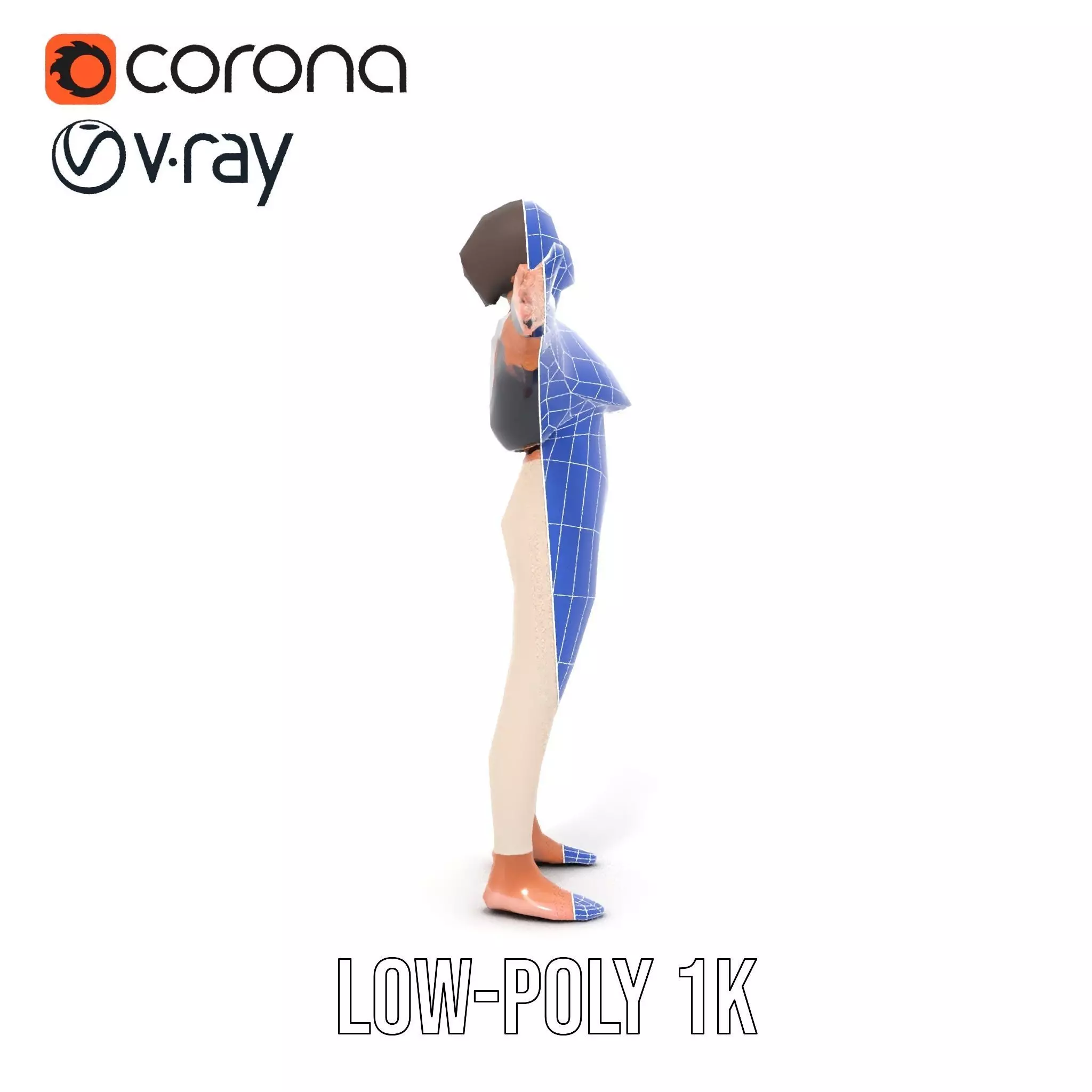 Stylish Autumn Apparel model pack Low-poly 3D model_30