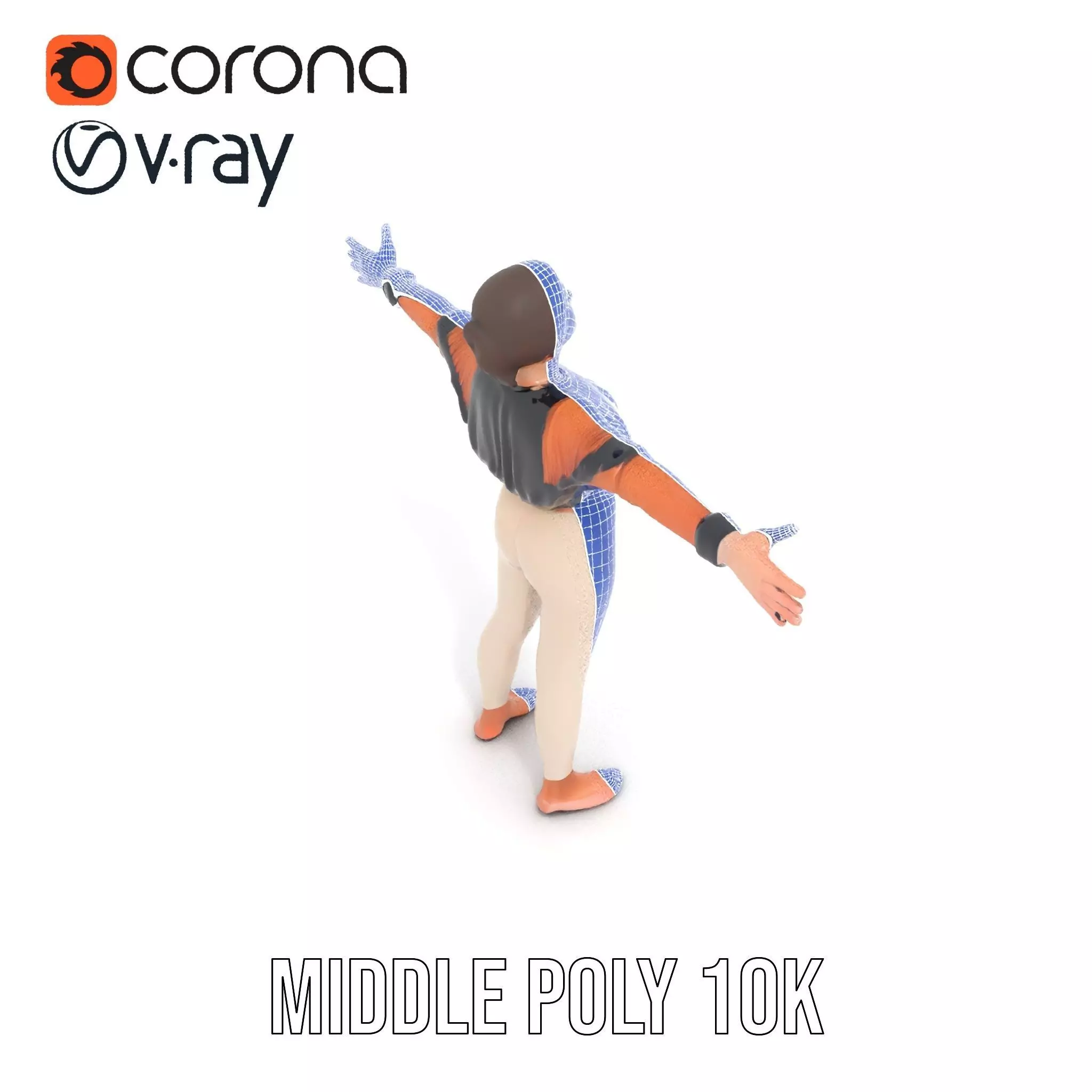 Stylish Autumn Apparel model pack Low-poly 3D model_24