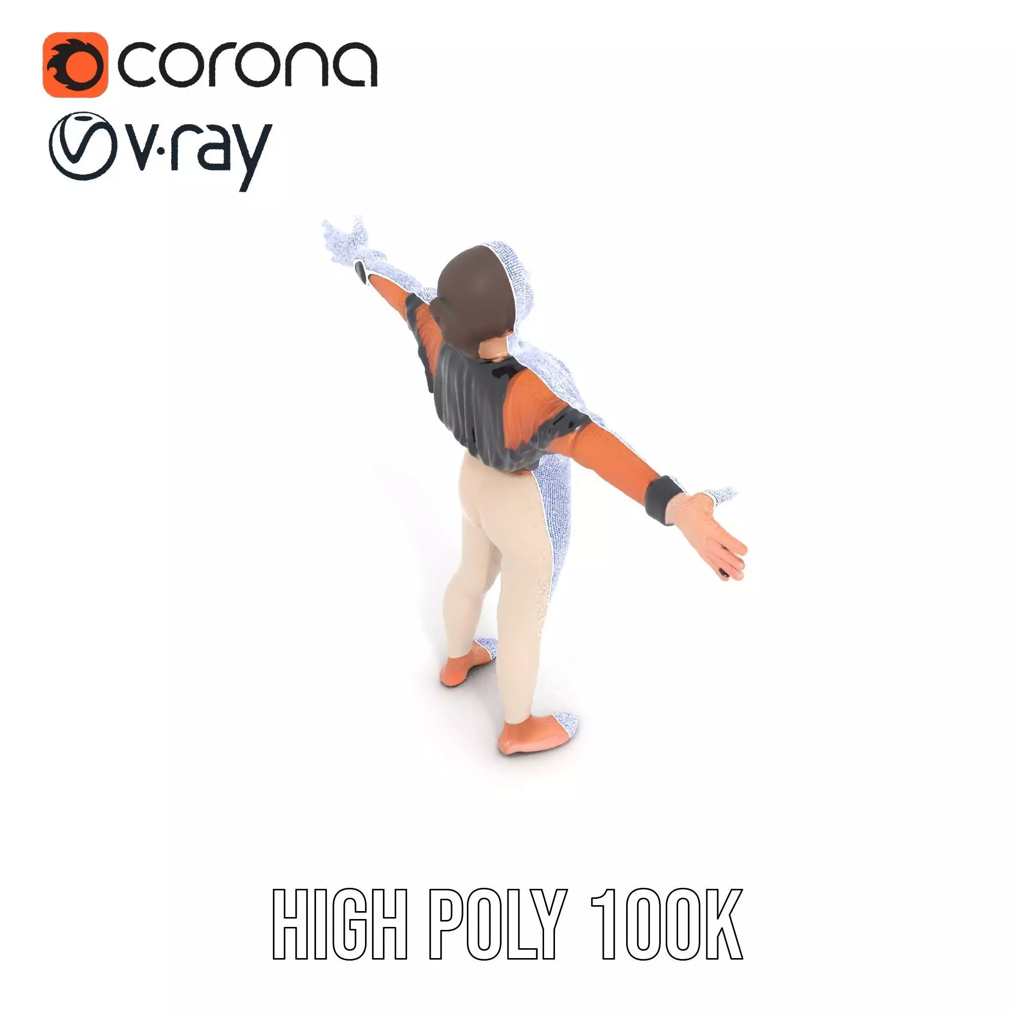 Stylish Autumn Apparel model pack Low-poly 3D model_23