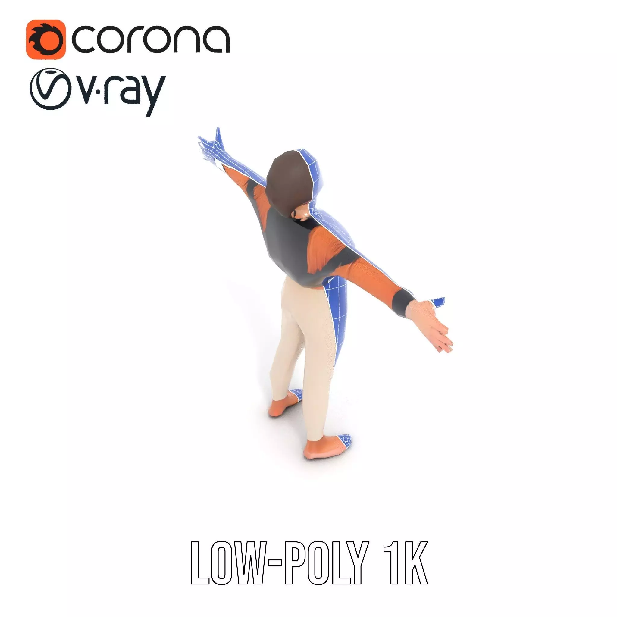 Stylish Autumn Apparel model pack Low-poly 3D model_16