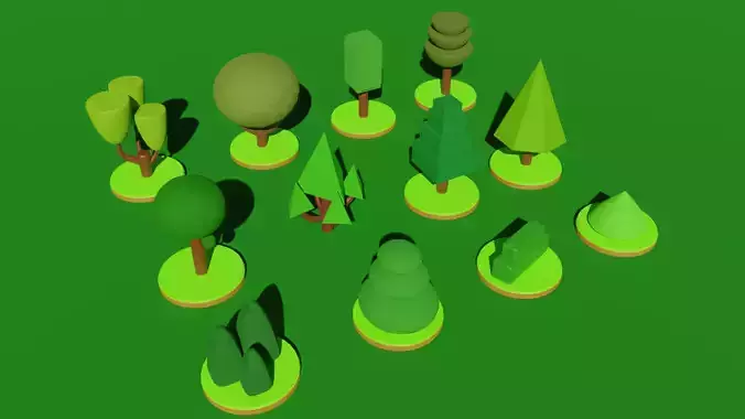Low Poly Trees Pack  