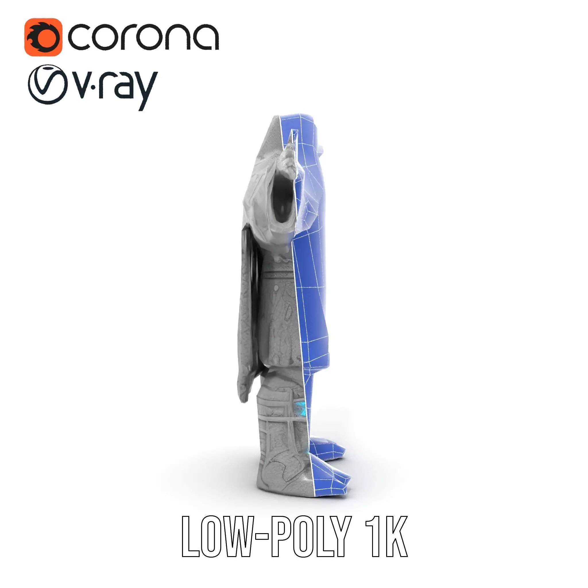 Mystic Stone Wizard model pack Low-poly 3D model_27