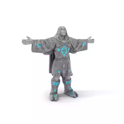 Mystic Stone Wizard model pack Low-poly 3D model