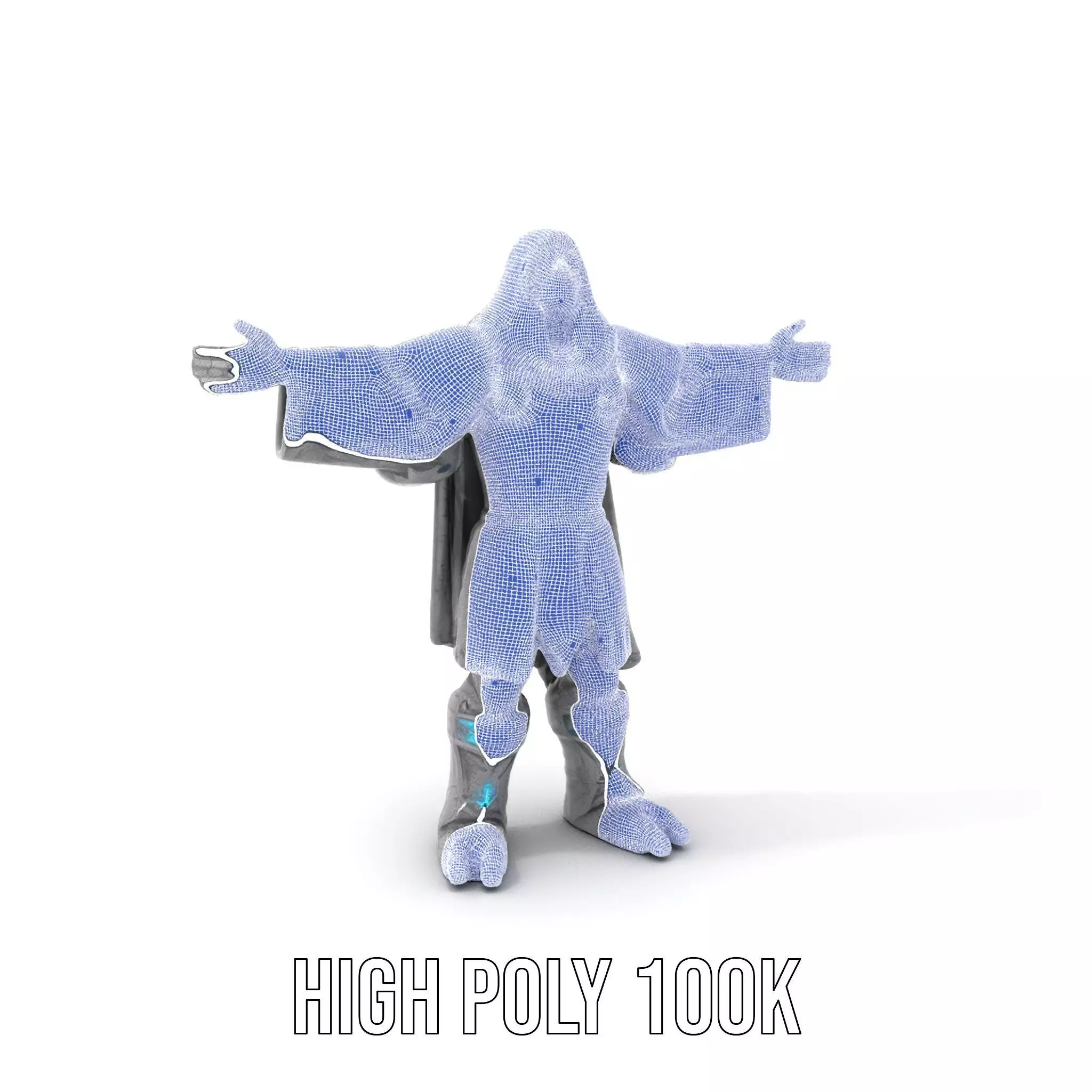 Mystic Stone Wizard model pack Low-poly 3D model_4