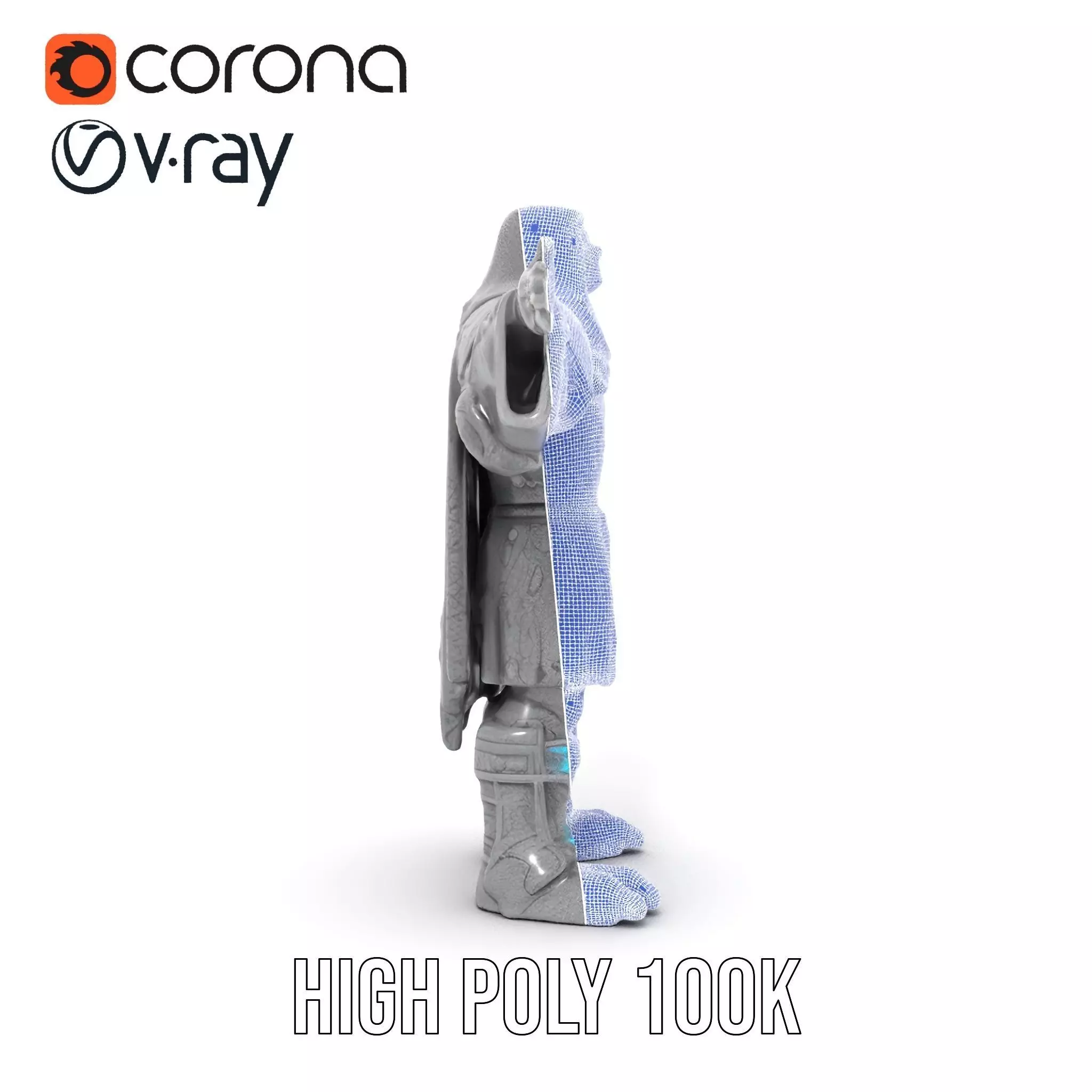 Mystic Stone Wizard model pack Low-poly 3D model_28