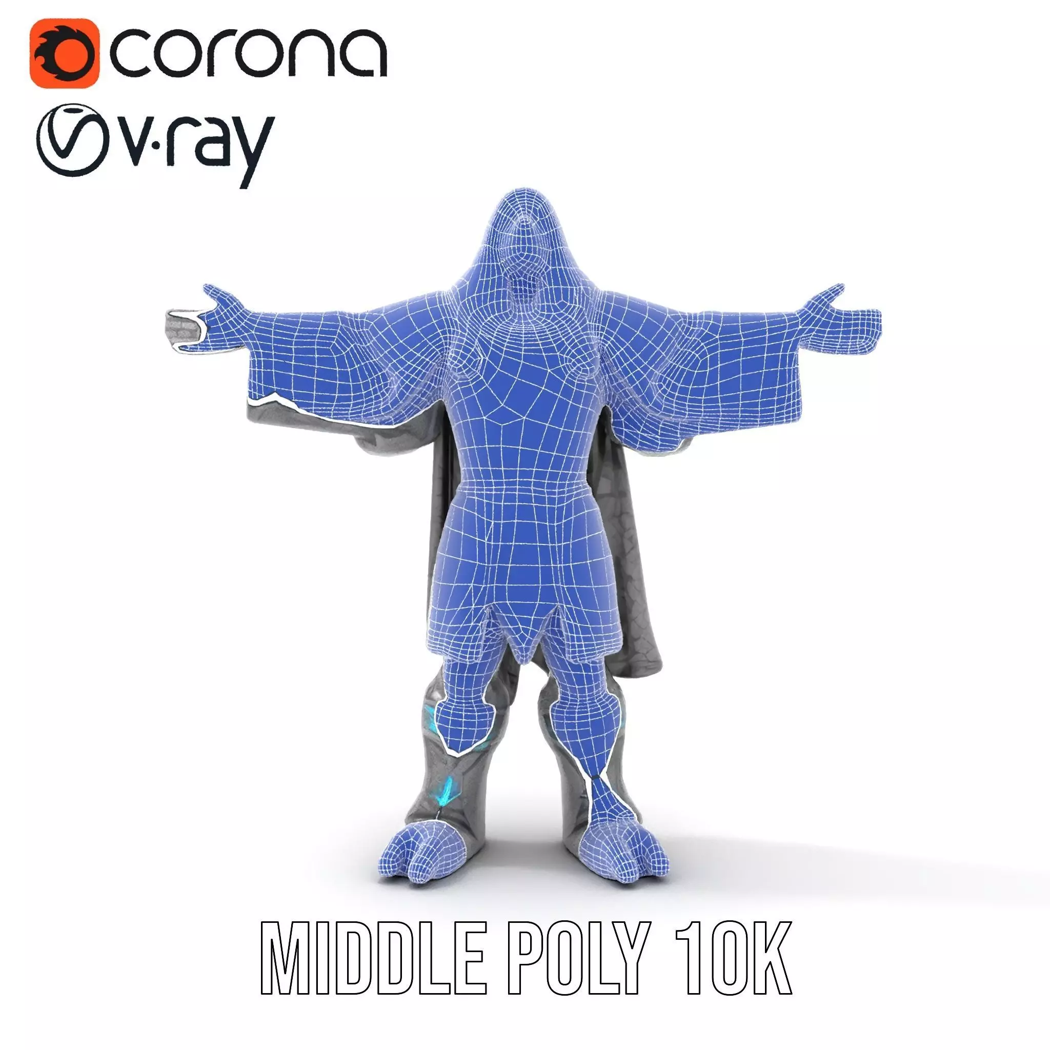 Mystic Stone Wizard model pack Low-poly 3D model_29