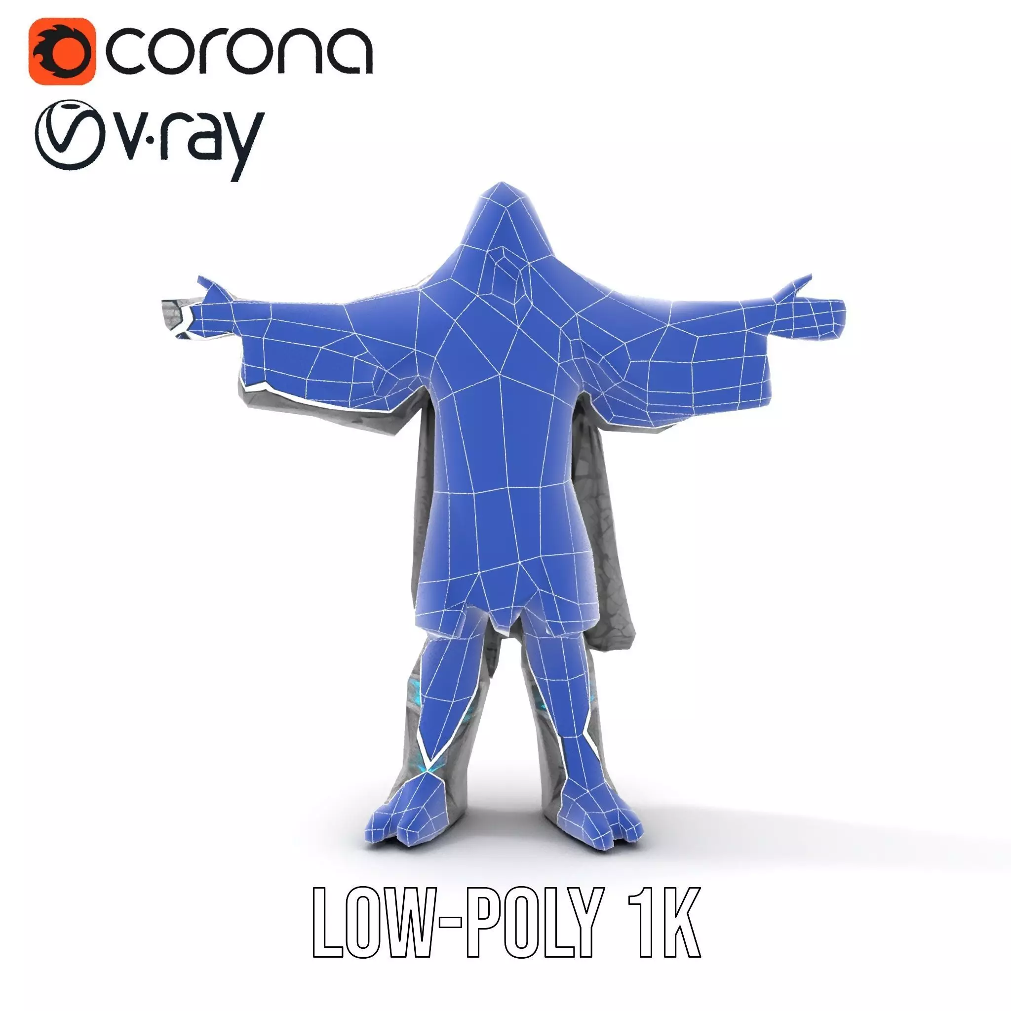 Mystic Stone Wizard model pack Low-poly 3D model_25