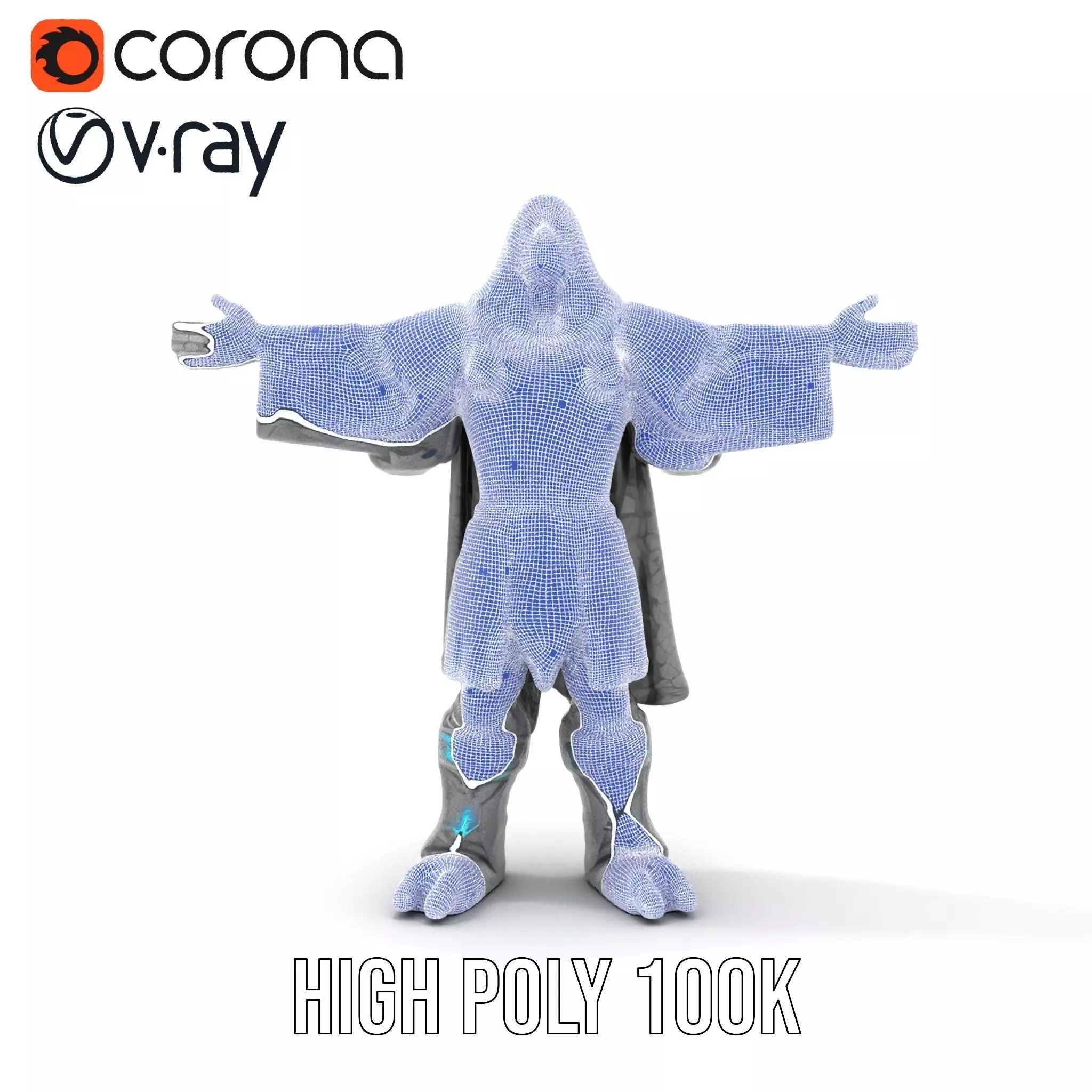 Mystic Stone Wizard model pack Low-poly 3D model_34