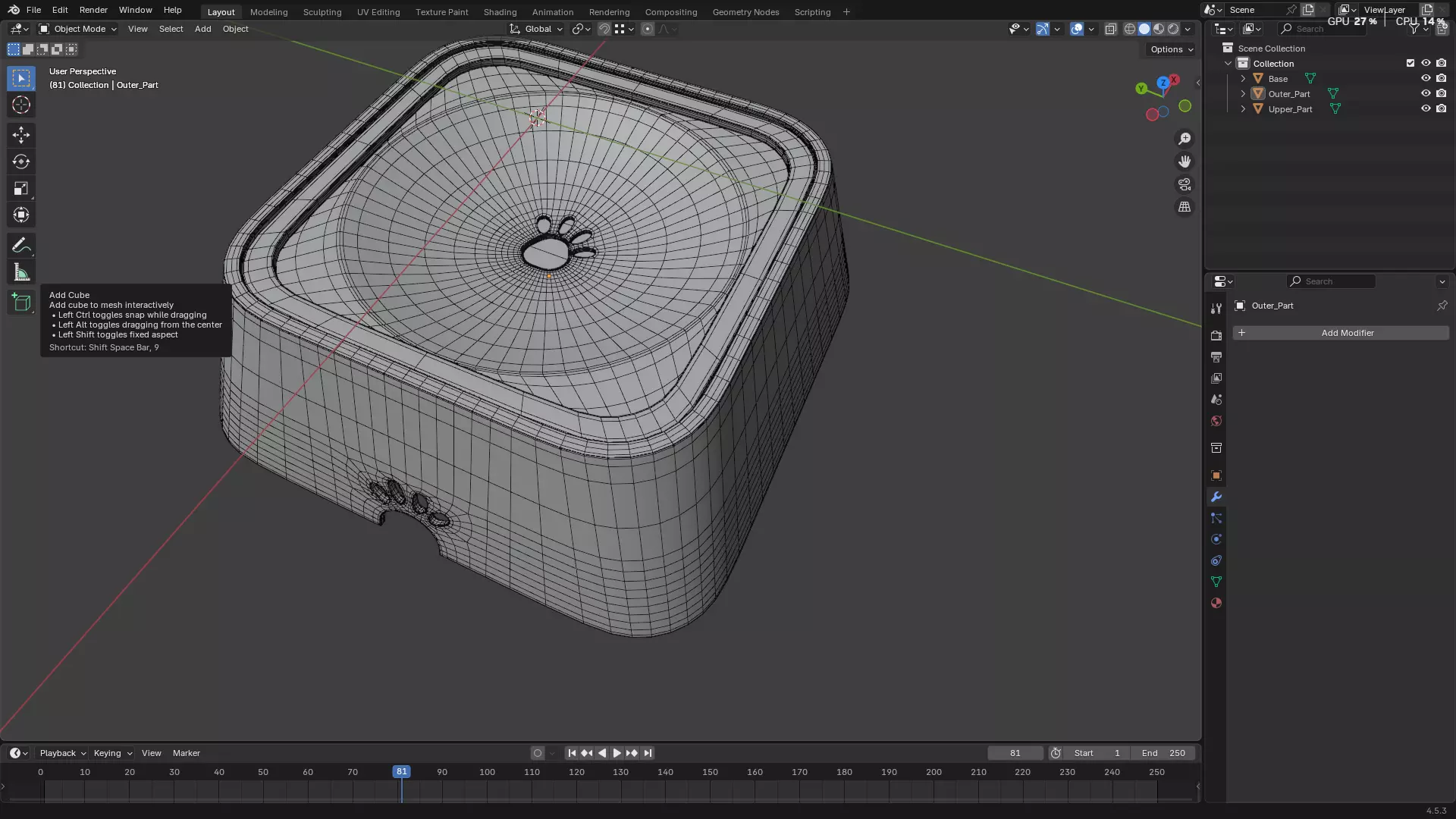 Pet Water Bowl 3D model_56
