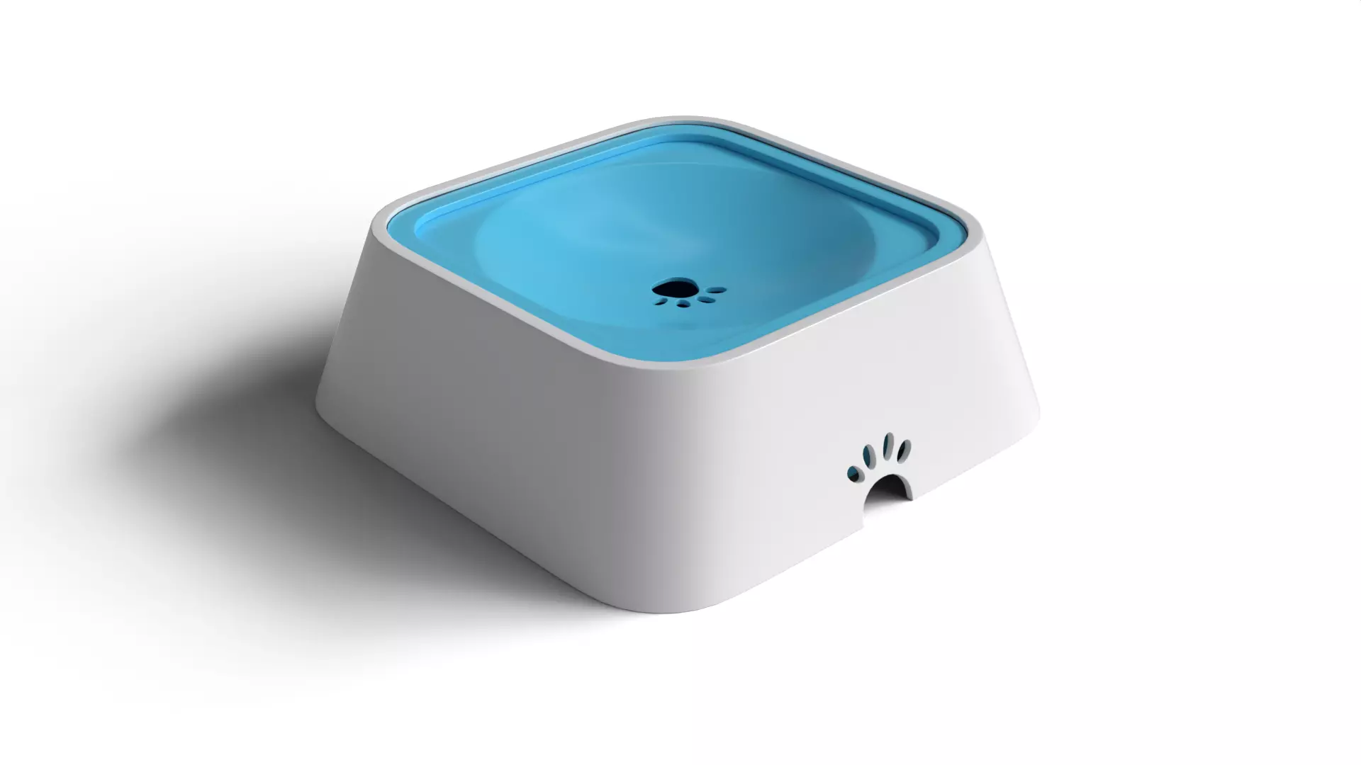 Pet Water Bowl 3D model_2