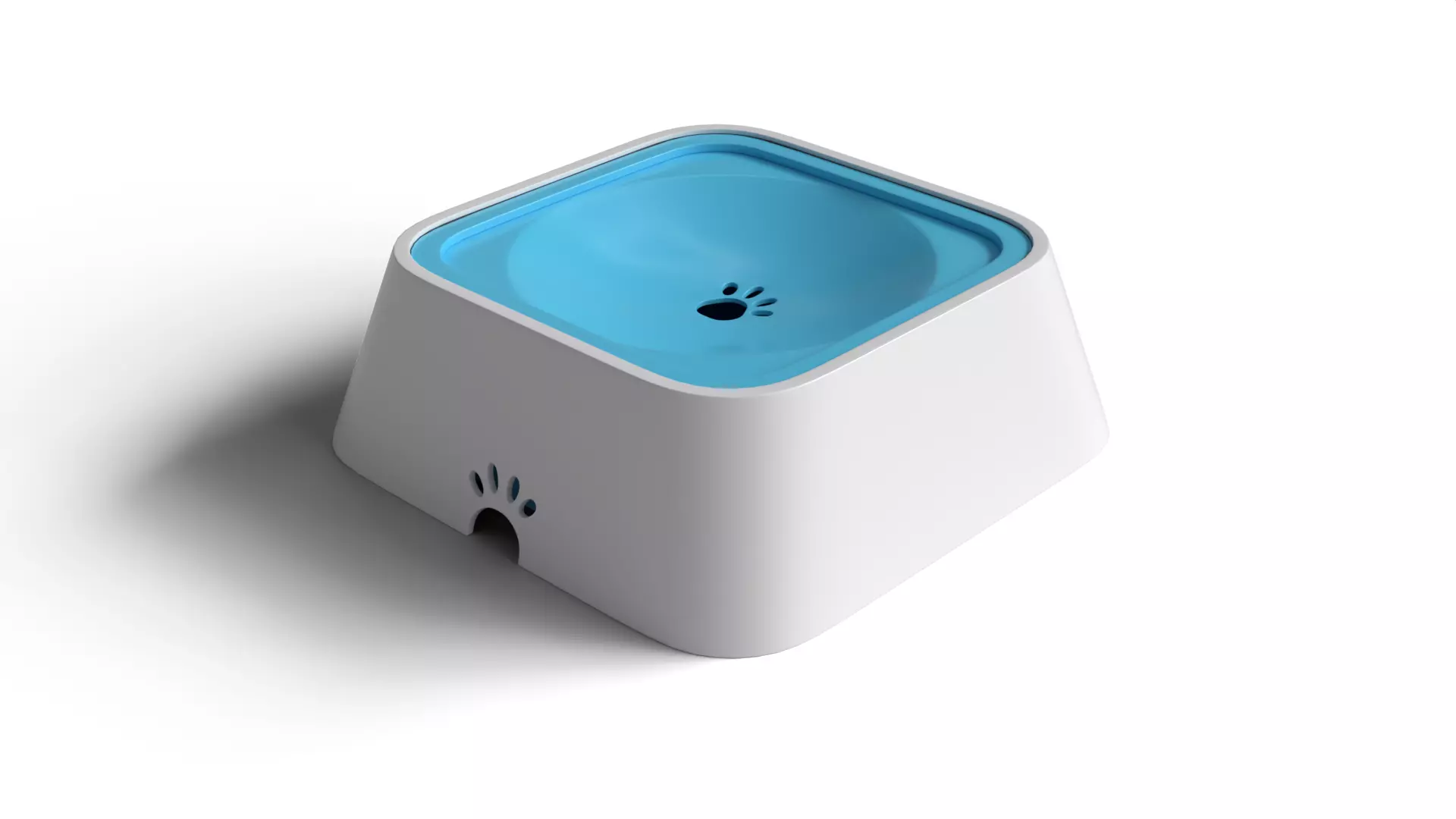 Pet Water Bowl 3D model_1