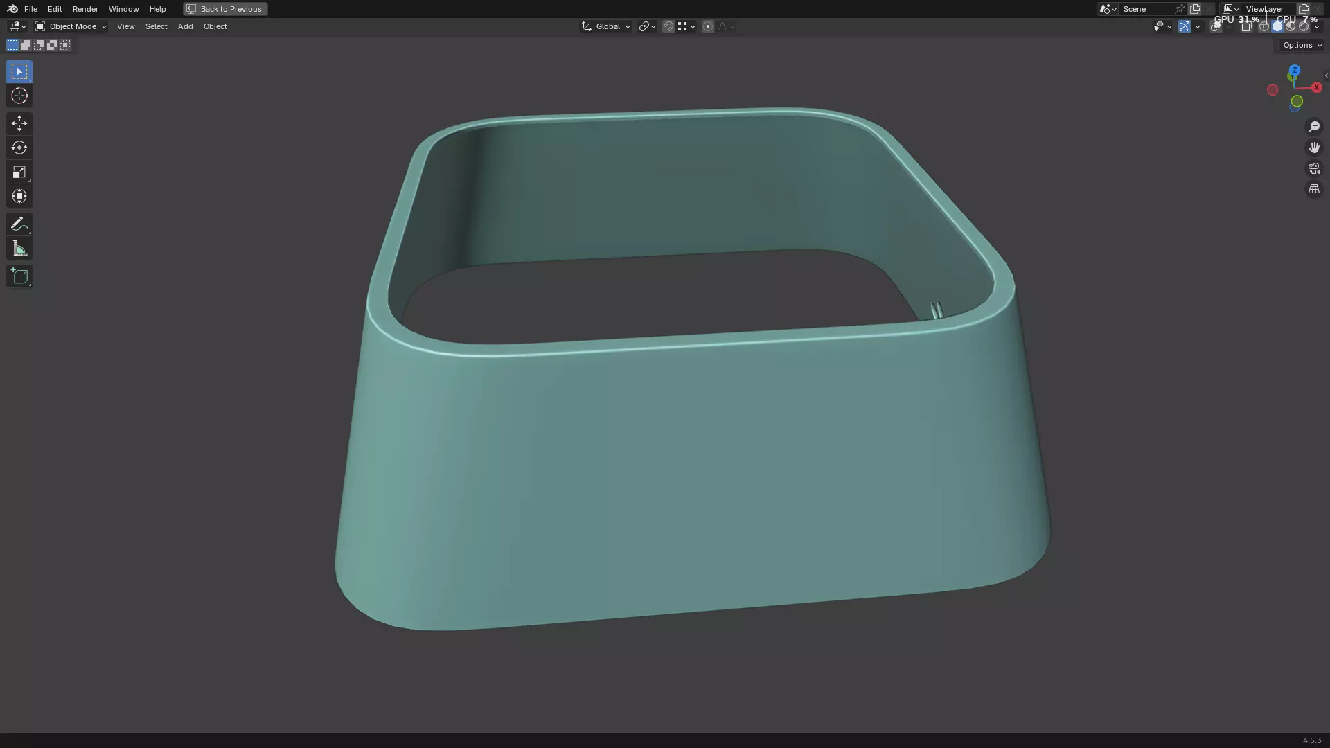 Pet Water Bowl 3D model_13