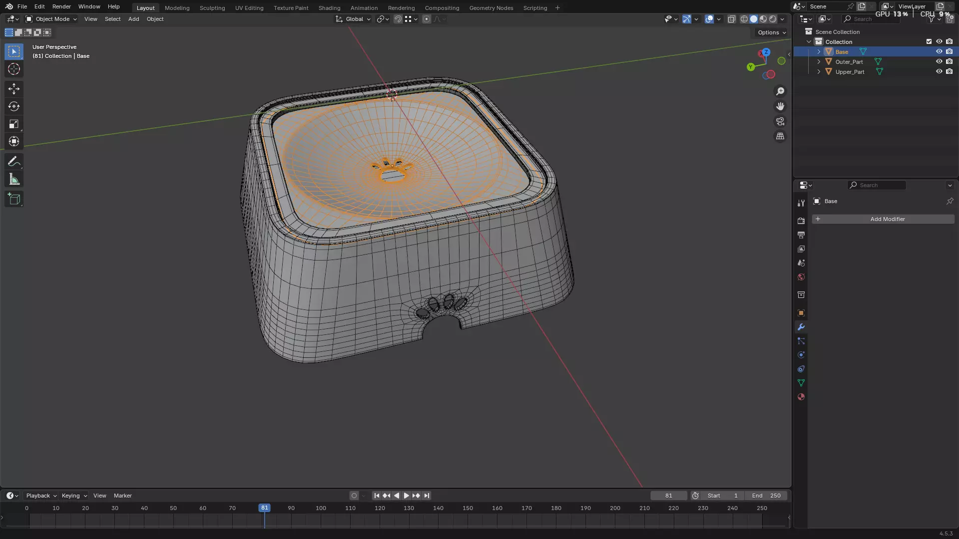Pet Water Bowl 3D model_57