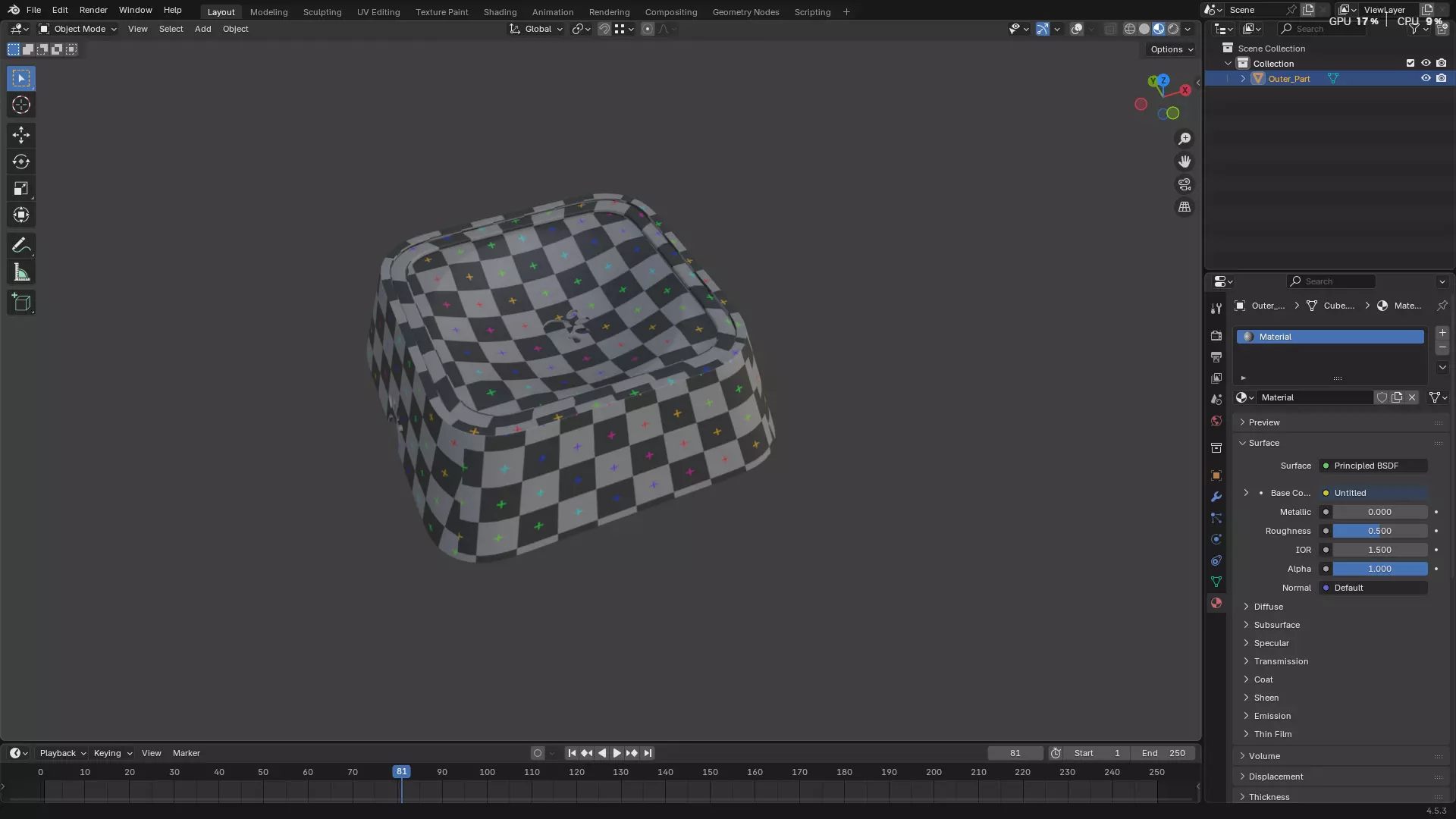 Pet Water Bowl 3D model_71