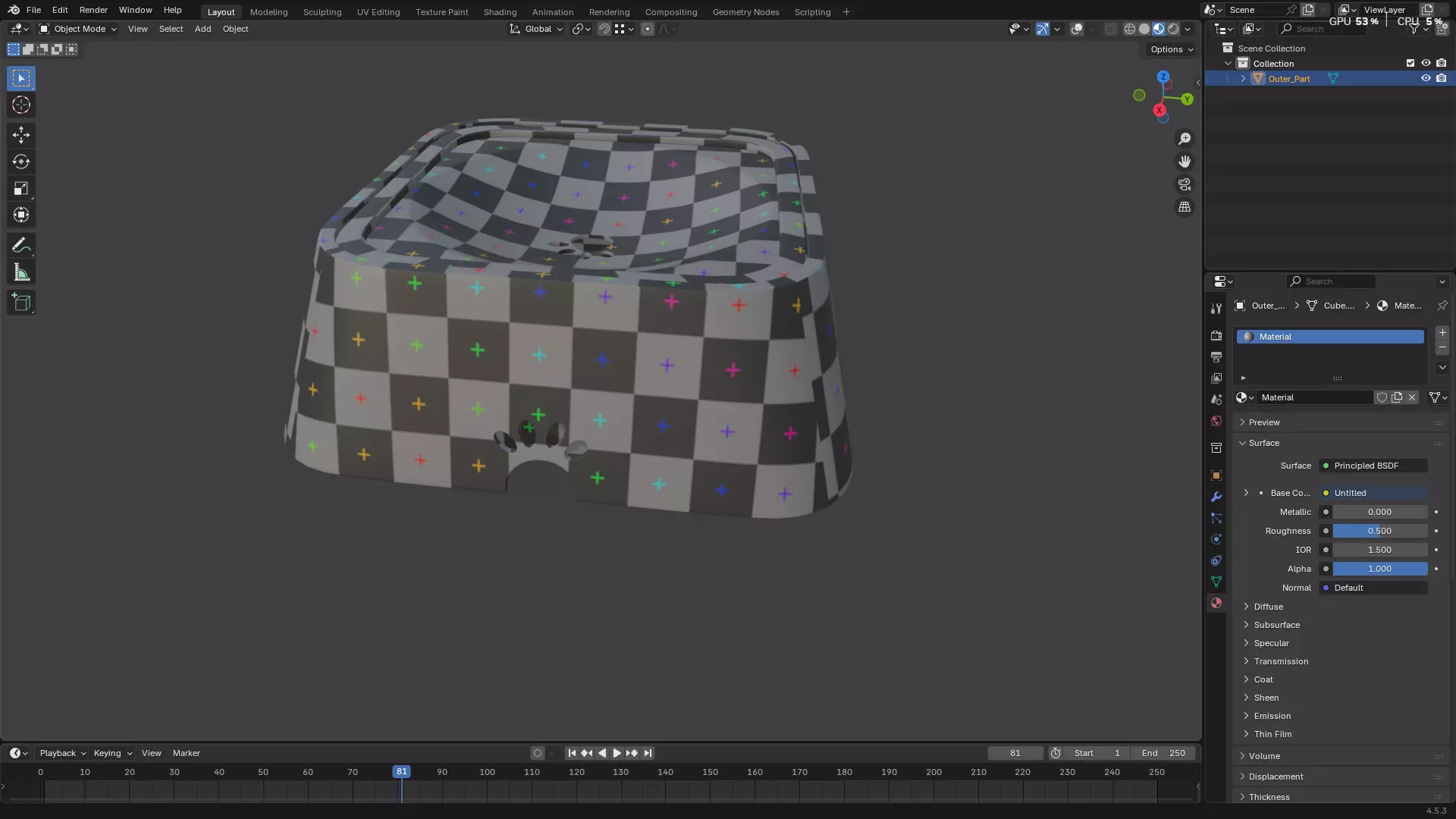 Pet Water Bowl 3D model_73