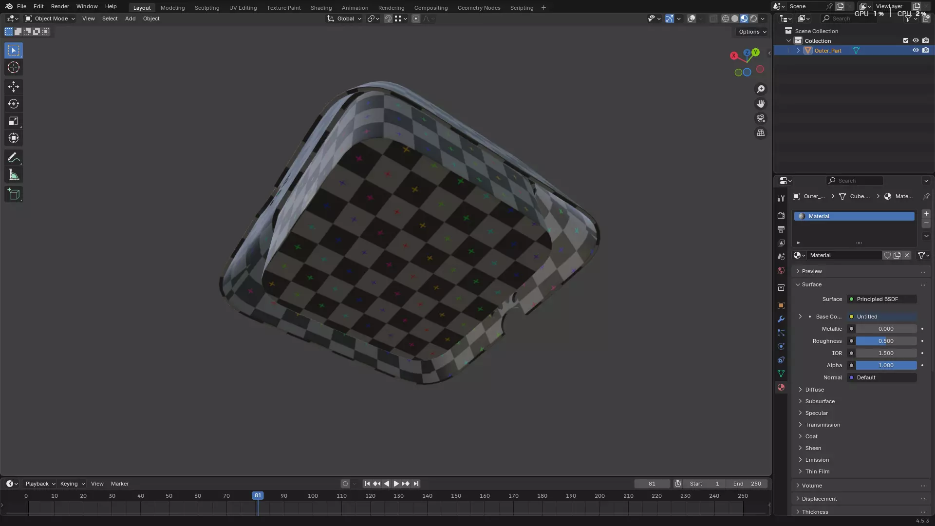 Pet Water Bowl 3D model_77