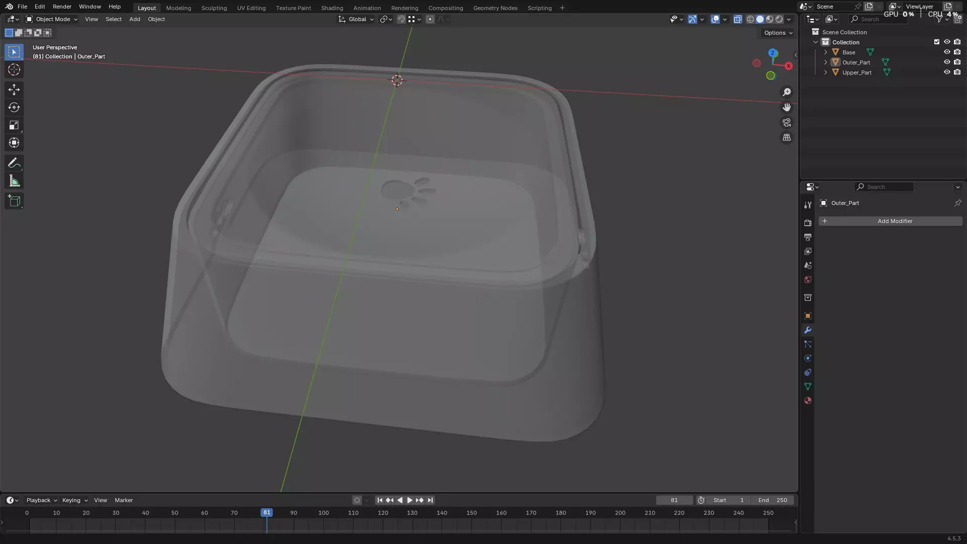 Pet Water Bowl 3D model_62