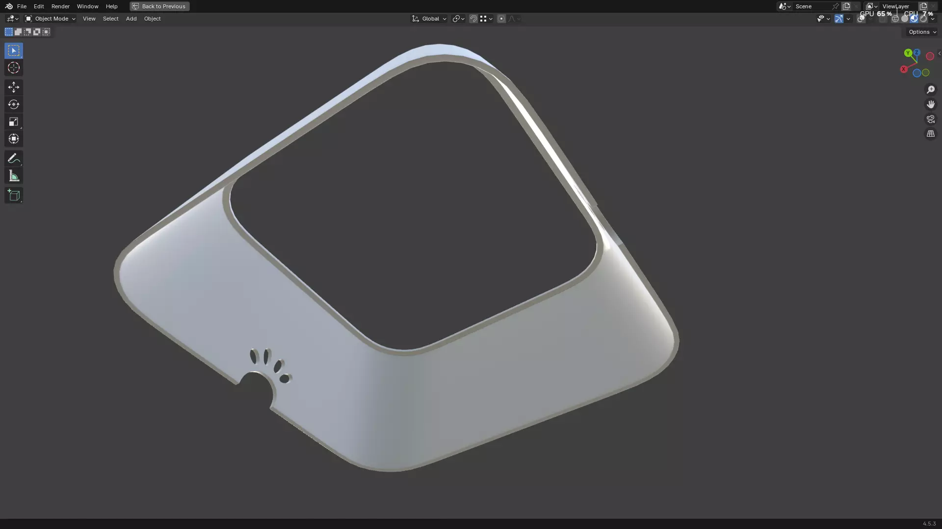 Pet Water Bowl 3D model_24