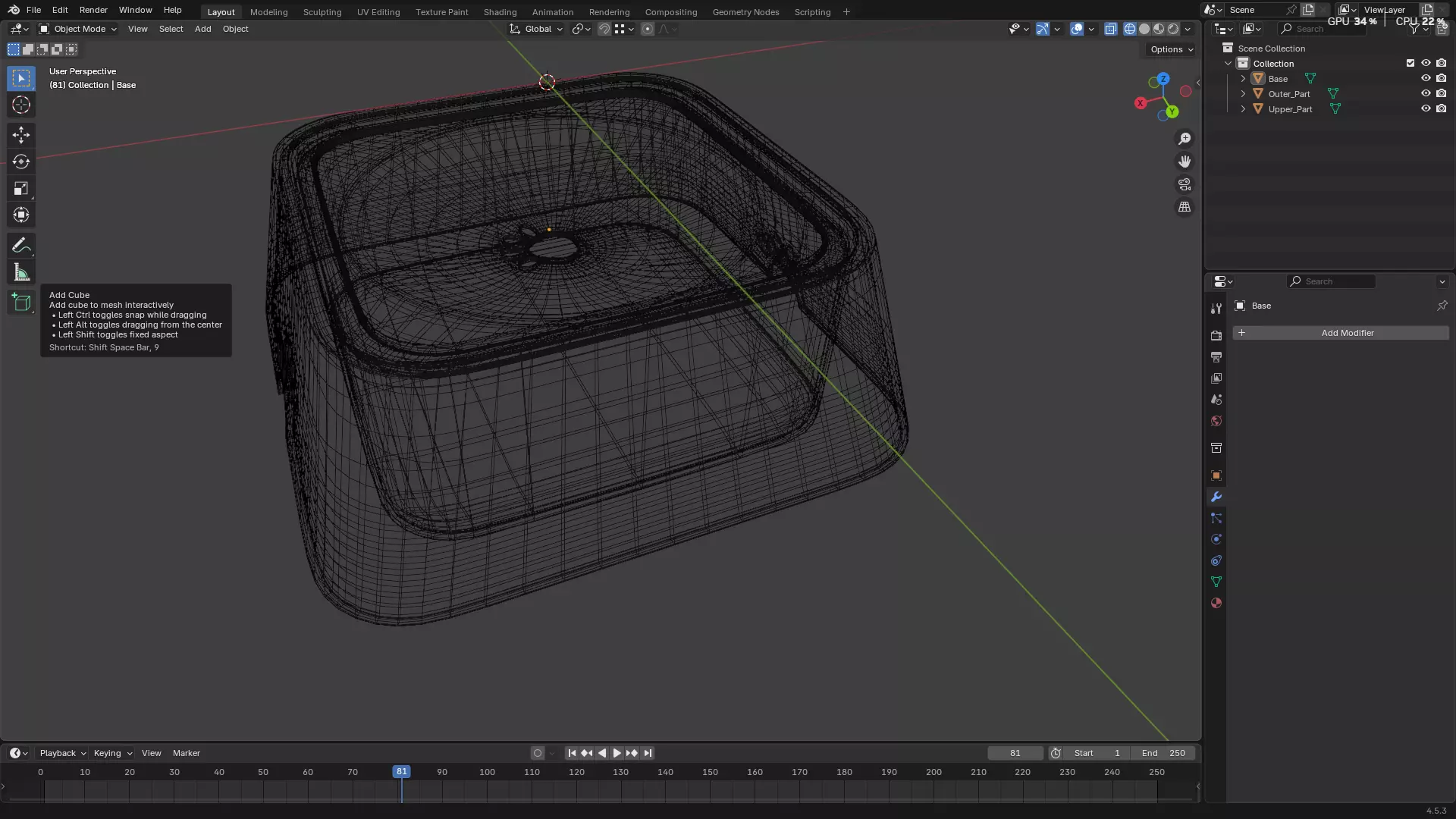 Pet Water Bowl 3D model_59