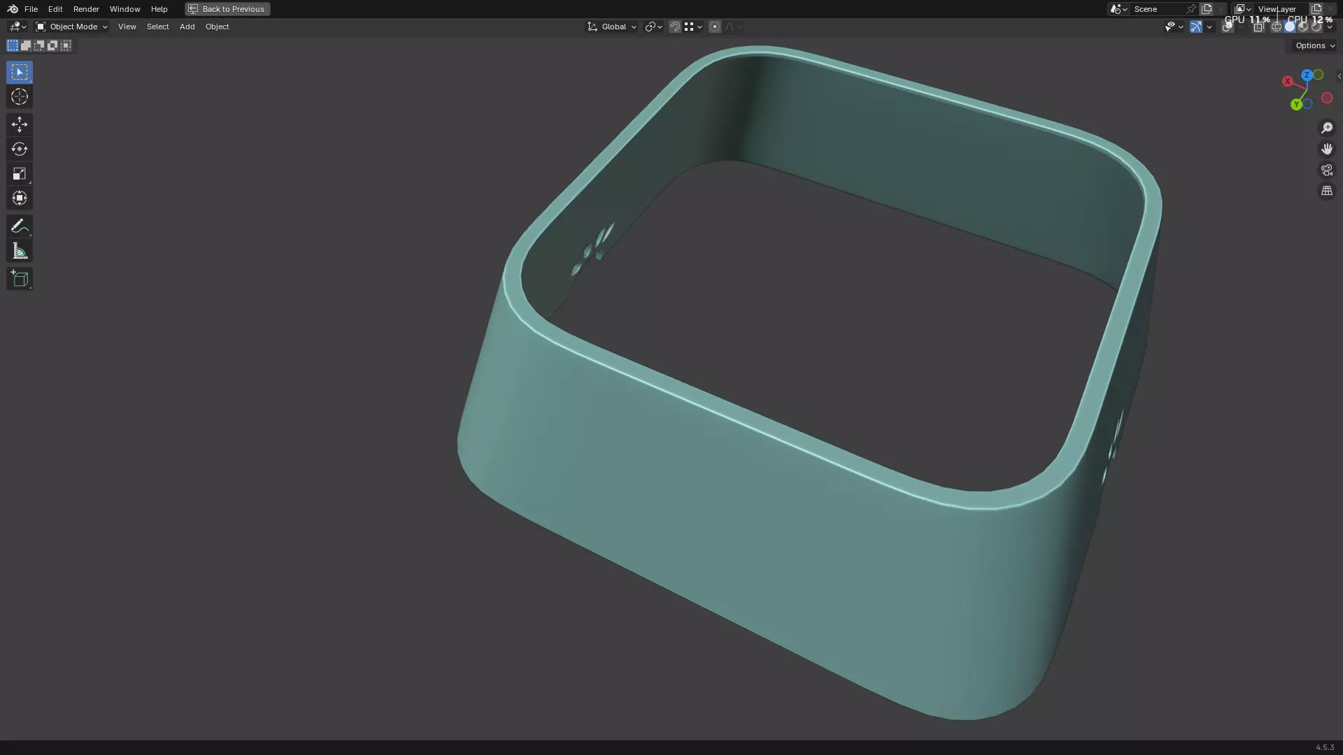 Pet Water Bowl 3D model_20