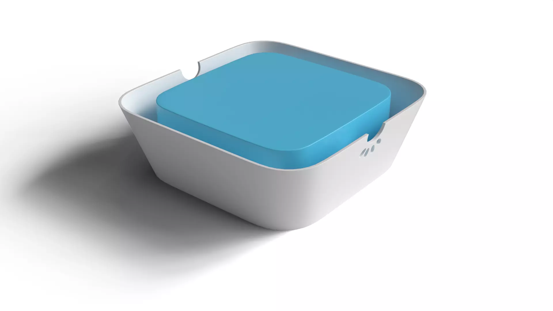 Pet Water Bowl 3D model_3