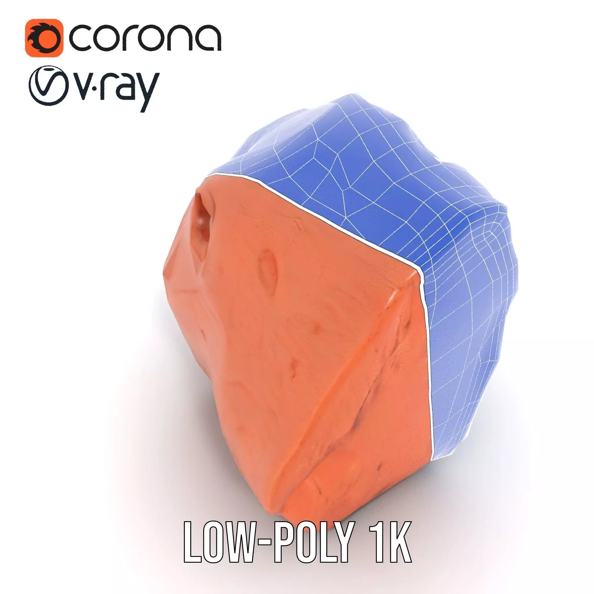 Rustic Terracotta Boulder model pack Texture_27