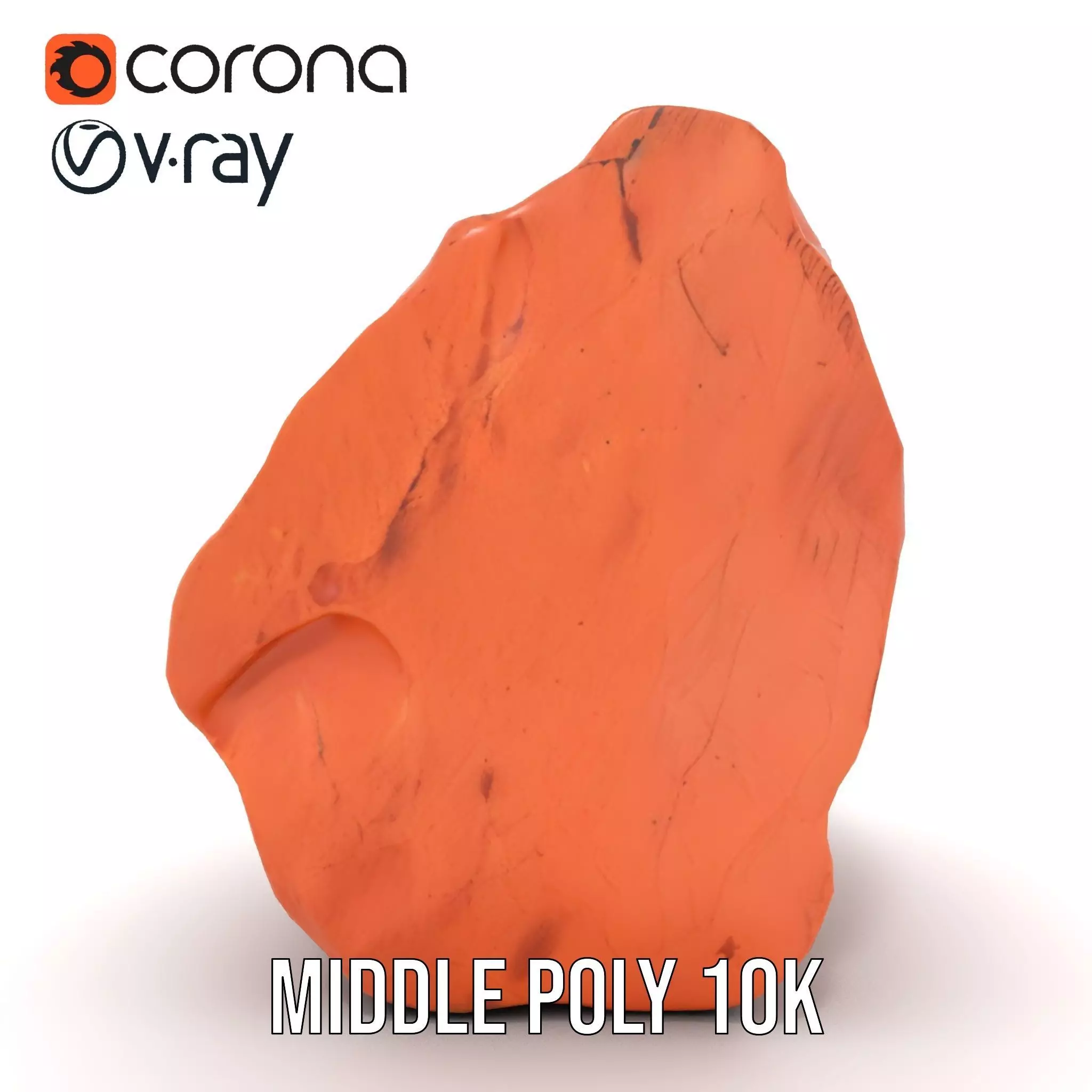 Rustic Terracotta Boulder model pack Texture_15