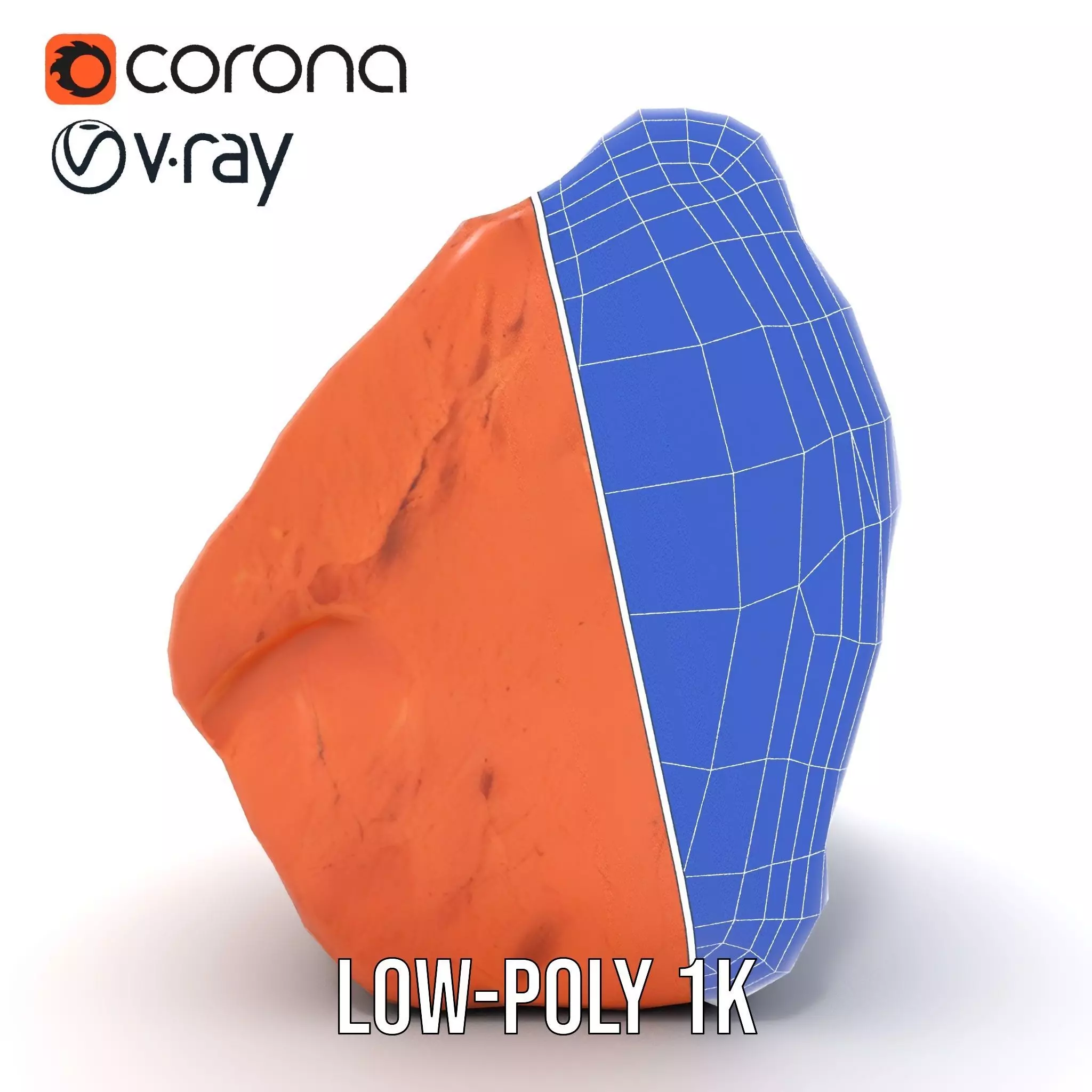 Rustic Terracotta Boulder model pack Texture_30