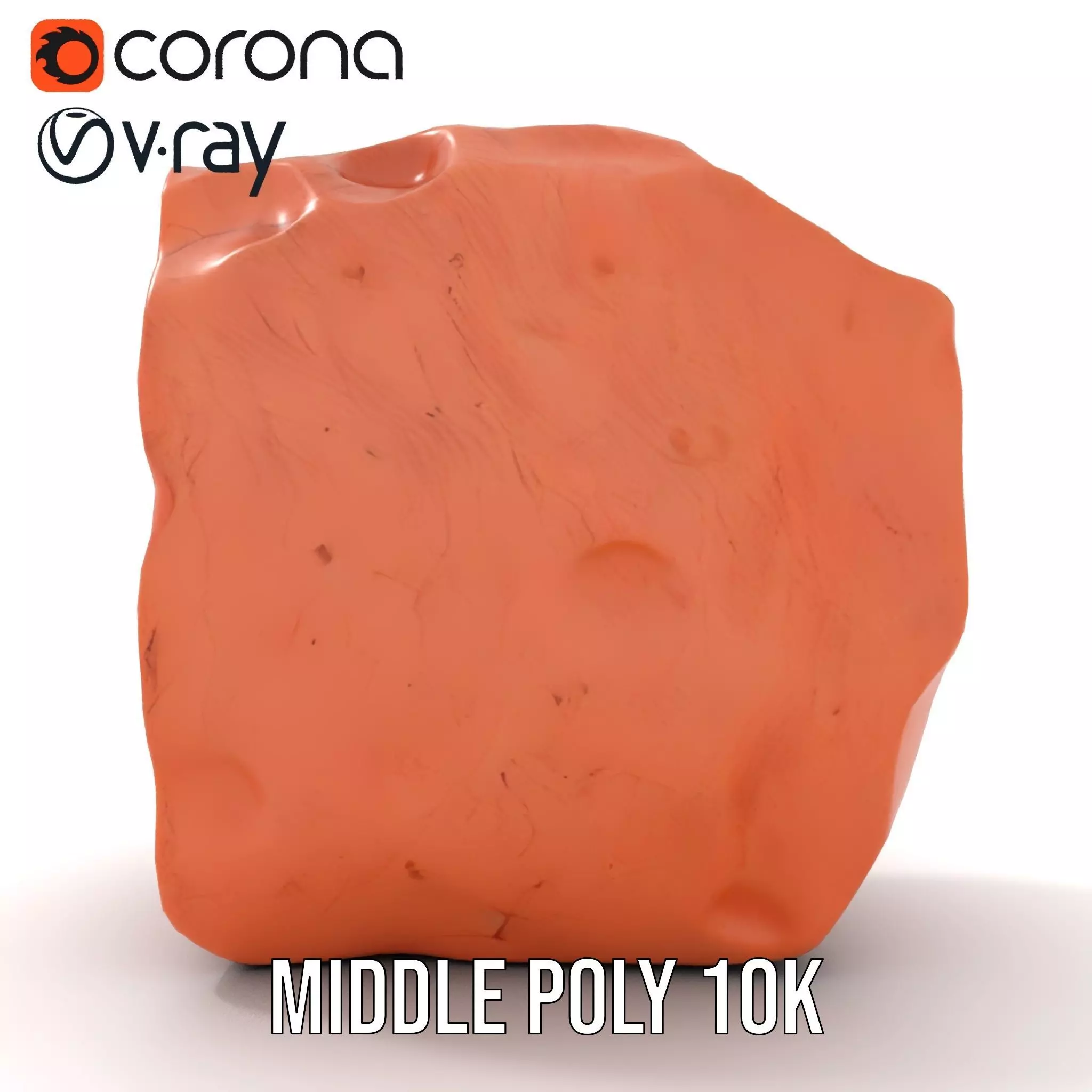 Rustic Terracotta Boulder model pack Texture_18