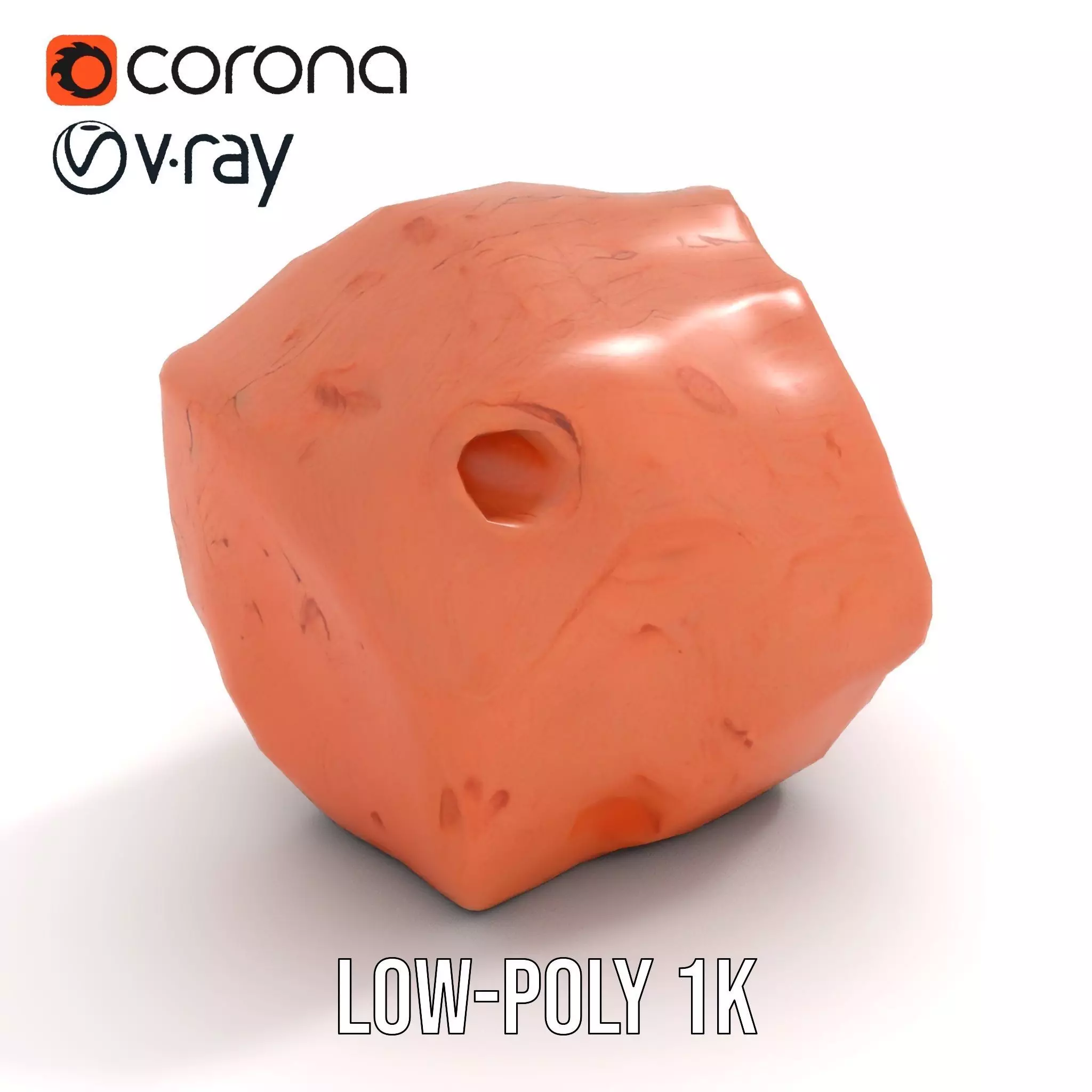 Rustic Terracotta Boulder model pack Texture_24