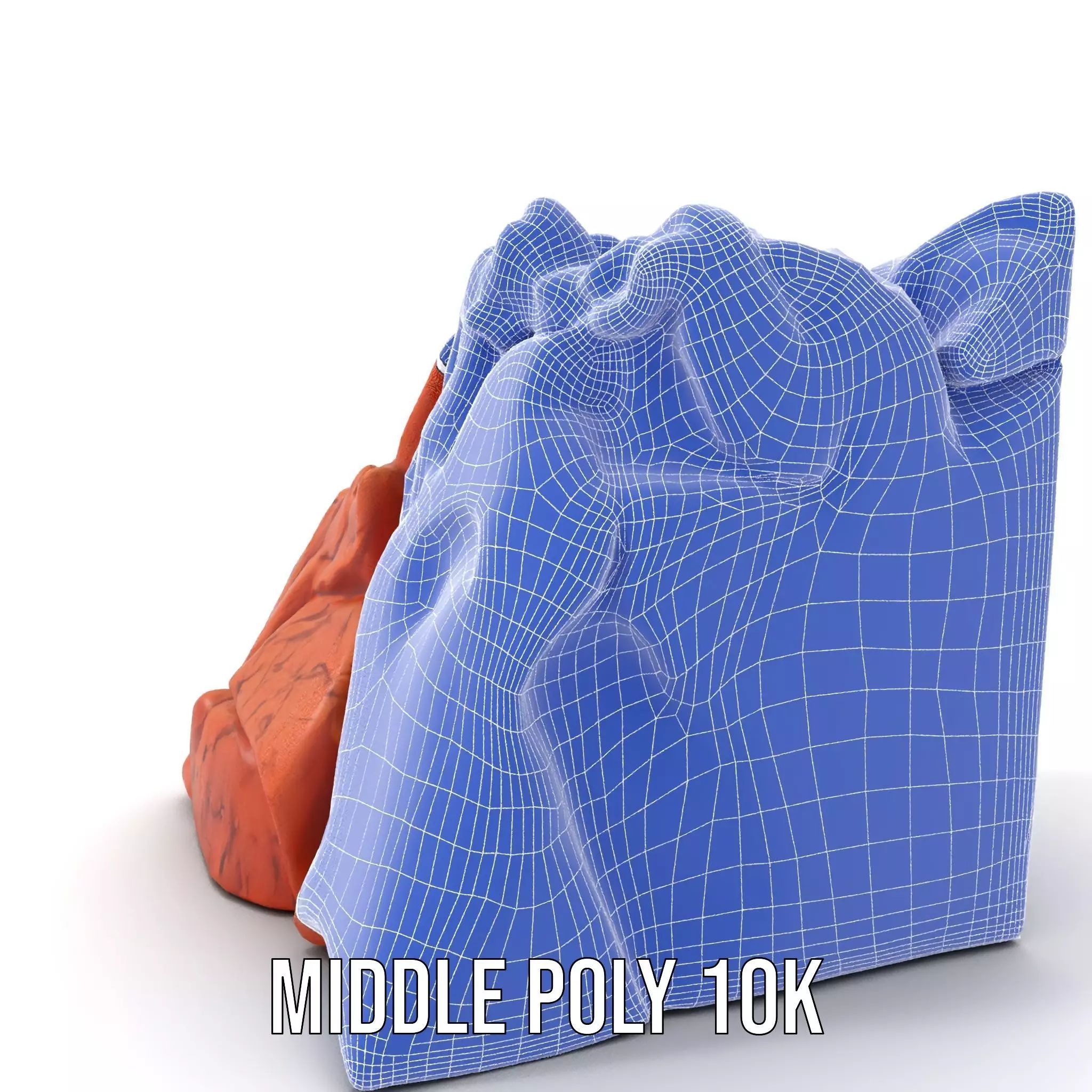 Rustic Cliff Formation model pack Low-poly 3D model_21