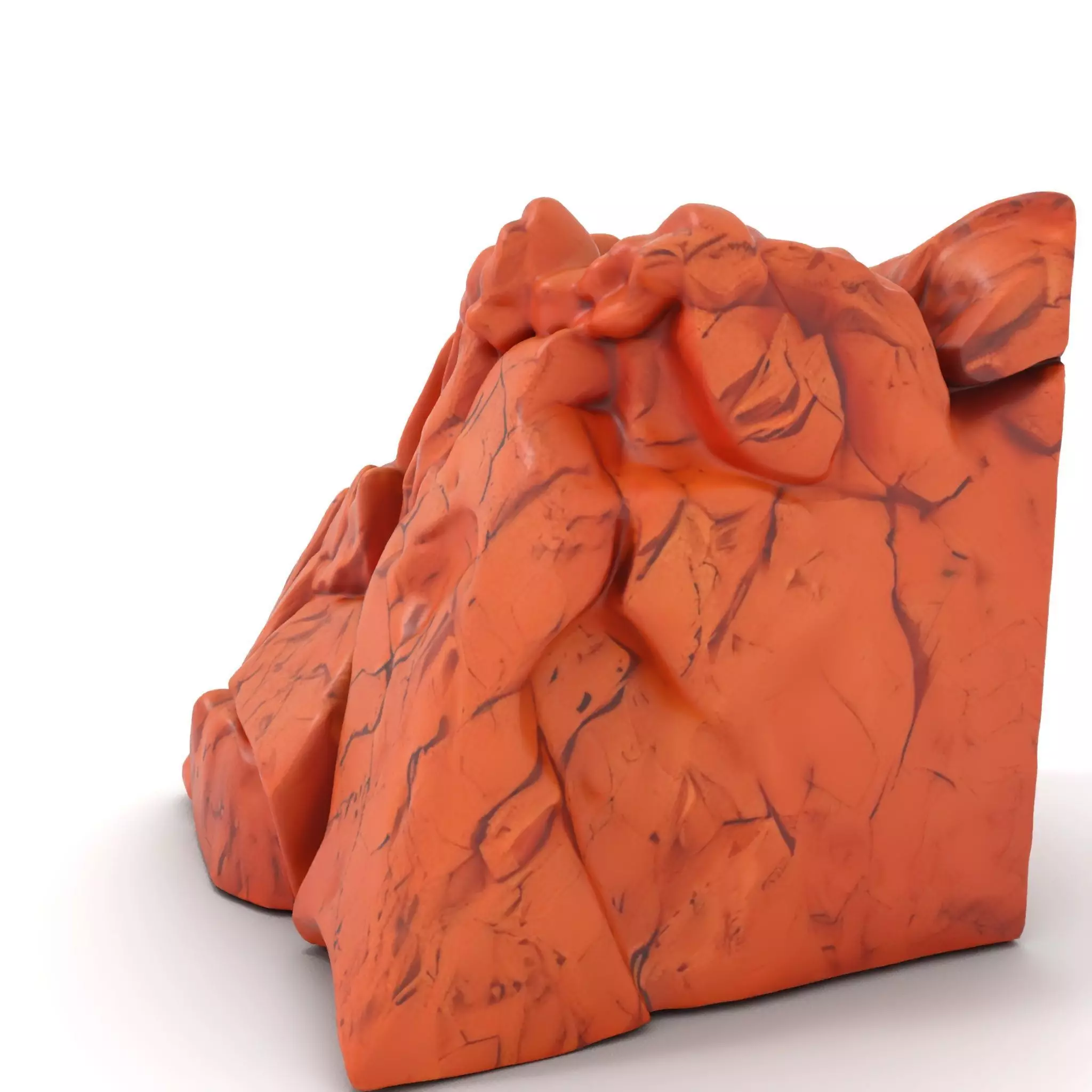 Rustic Cliff Formation model pack Low-poly 3D model_0