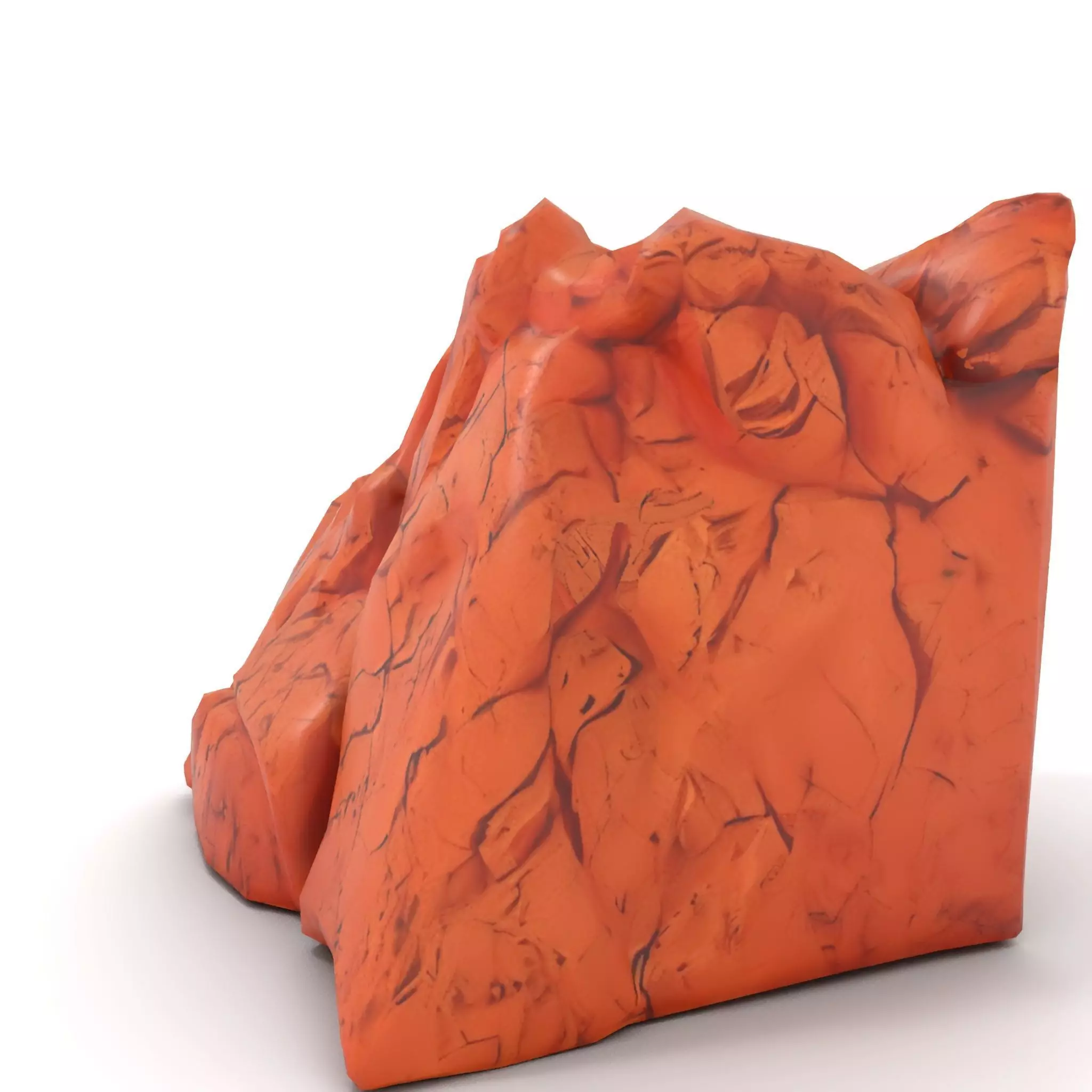 Rustic Cliff Formation model pack Low-poly 3D model_7